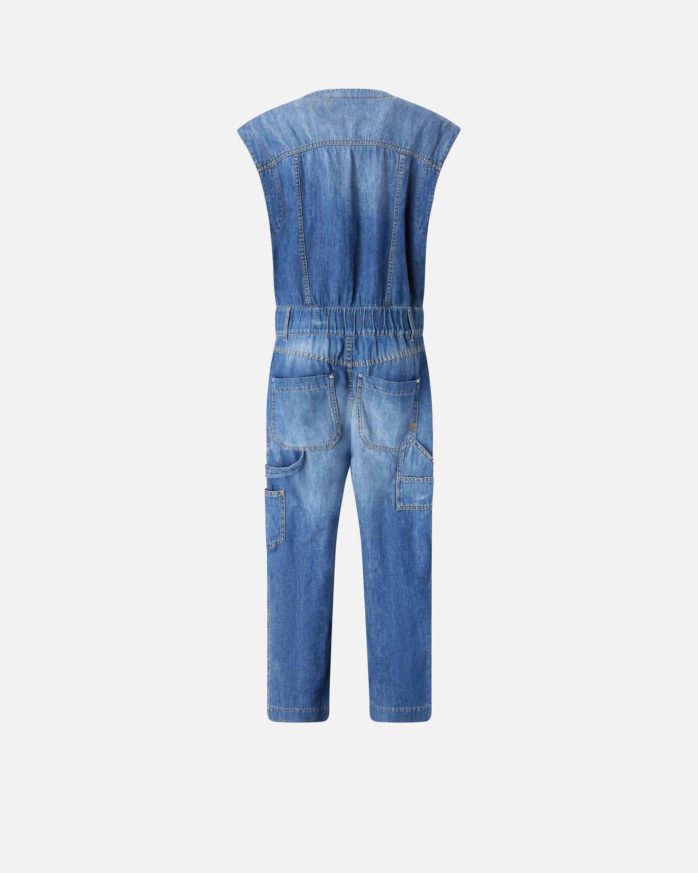 PINKO Tuta Tanzania Denim-Blu