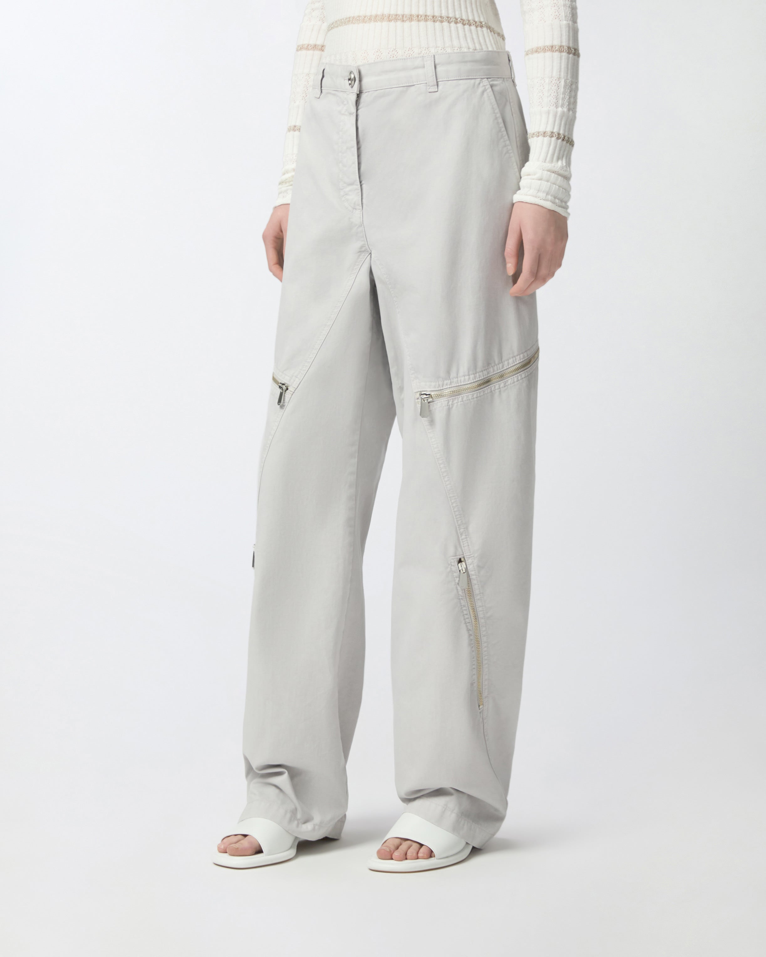 PINKO Pantalone Sere Nere-Grigio