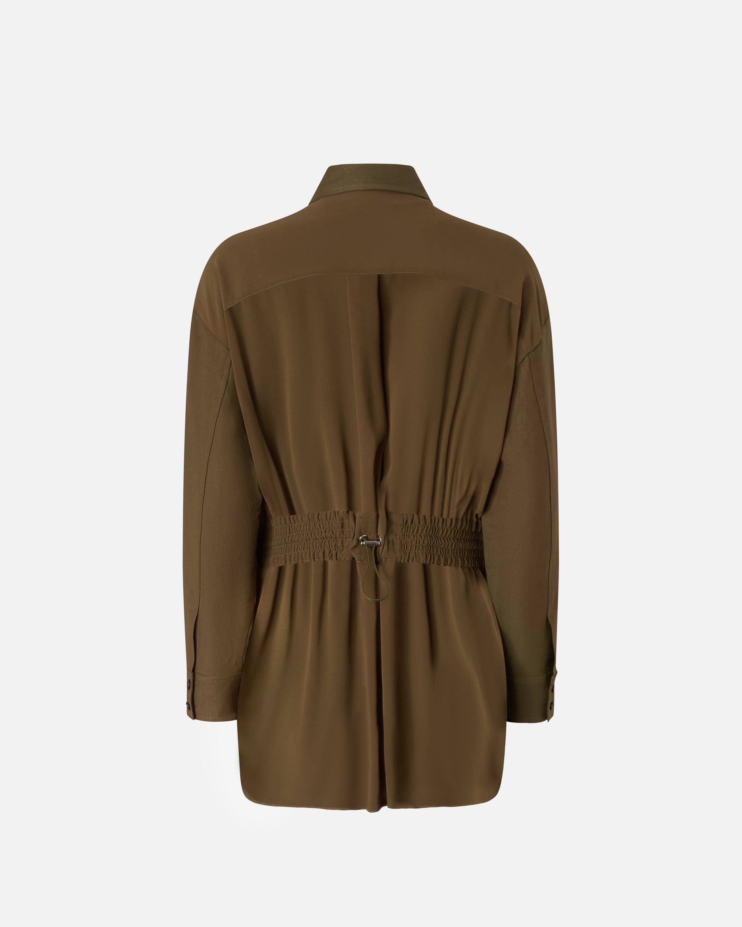PINKO Giacca Camicia Oramai-Verde Old England