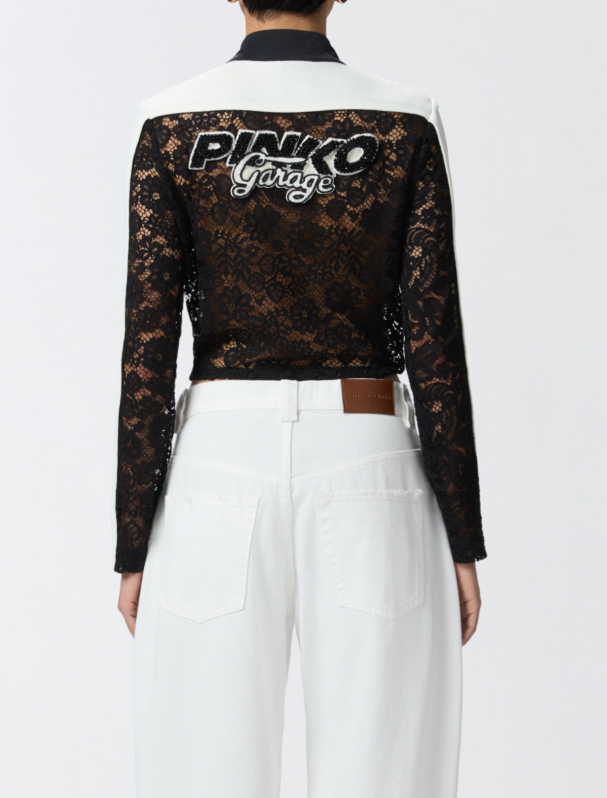 PINKO Giacca Gilbert-Nero Bianco