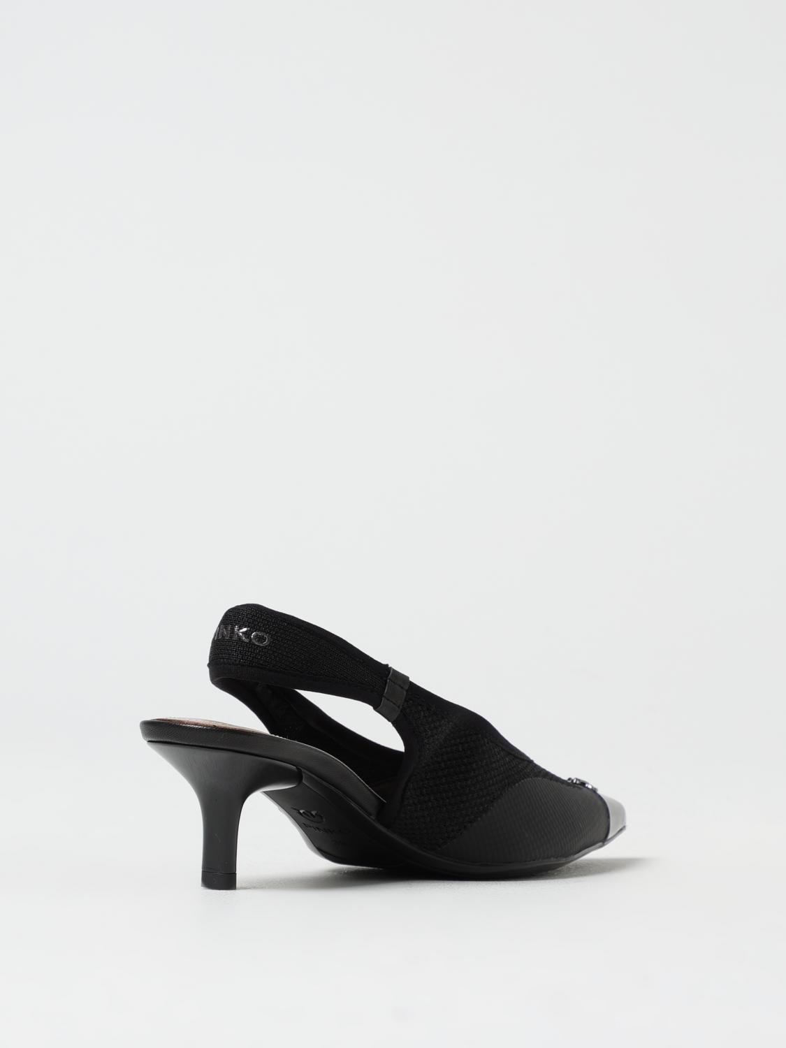 PINKO Slingback Gloria03-Nero Limousine