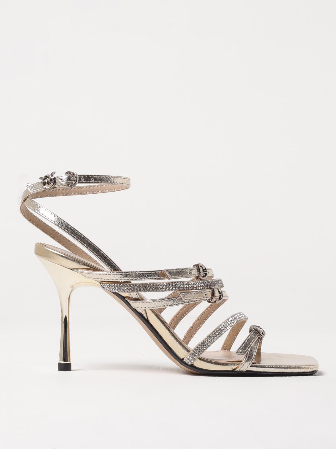 PINKO Sandalo Lisa01-Argento
