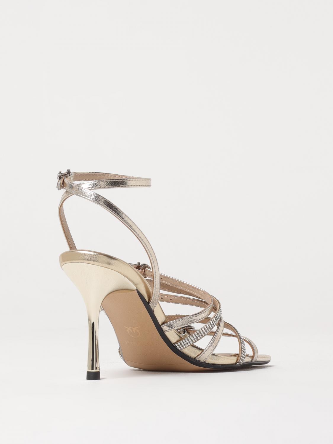 PINKO Sandalo Lisa01-Argento