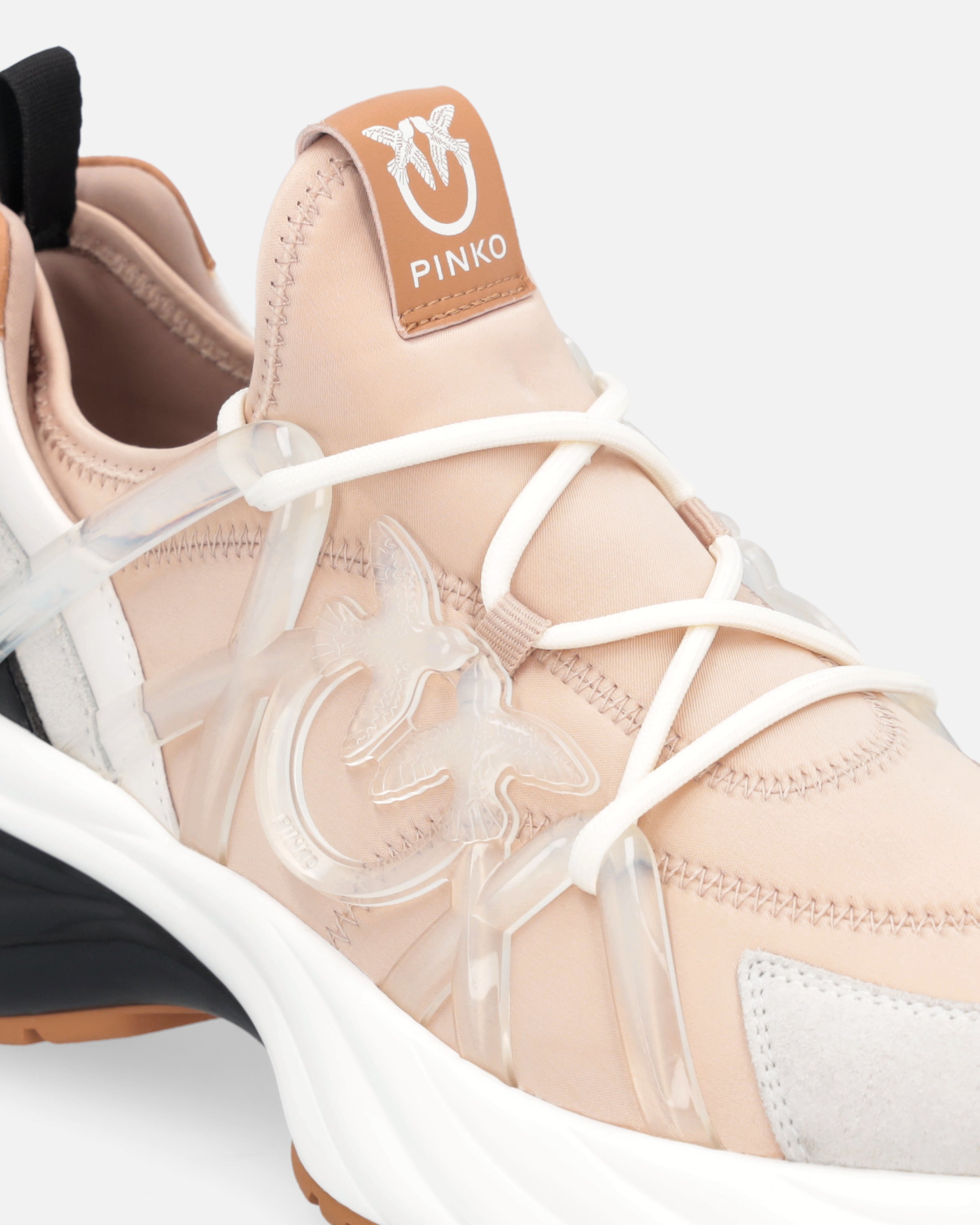 PINKO Sneaker Donna Satin Ariel 01-Beige