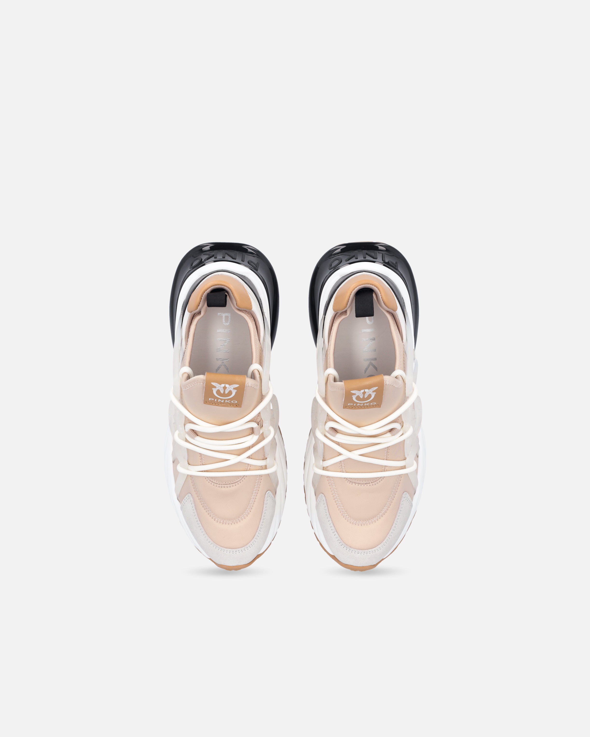 PINKO Sneaker Donna Satin Ariel 01-Beige