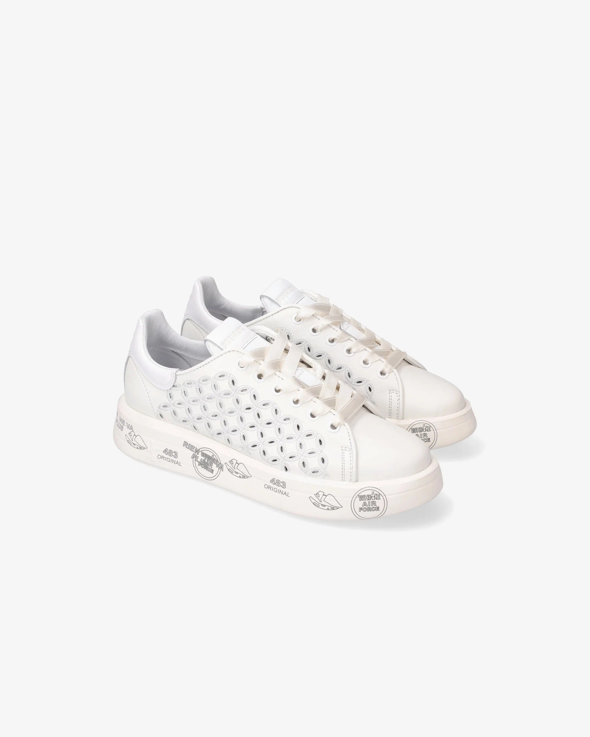 PREMIATA Sneaker Donna Belle 6283-Bianco