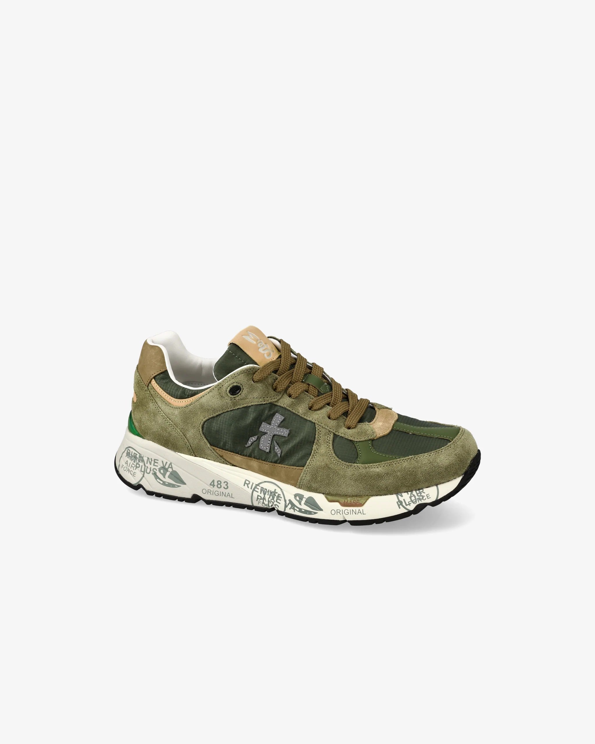 PREMIATA Sneaker Uomo Mase 7235-Verde Militare