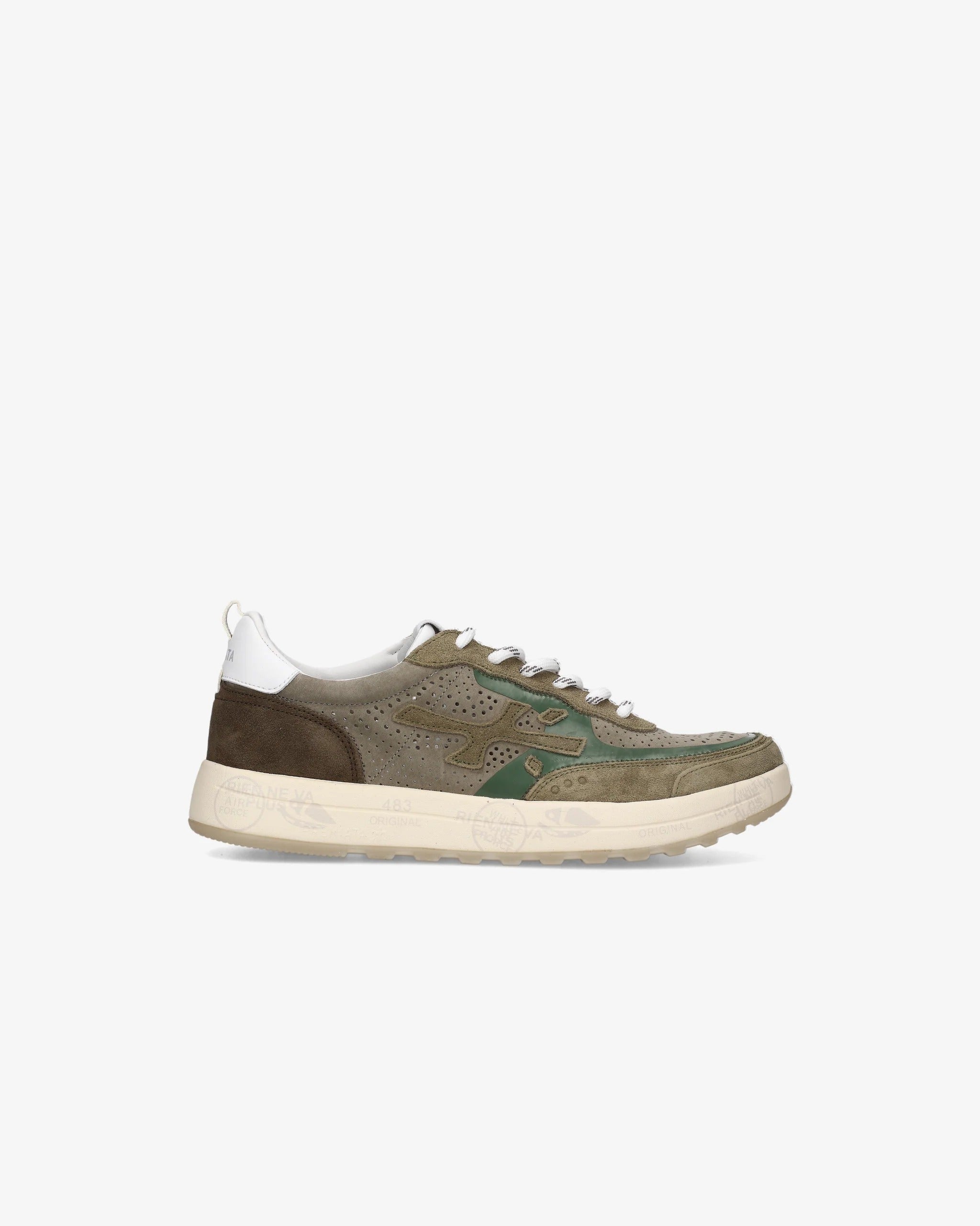 PREMIATA Sneaker Uomo Nous 7221-Verde Oliva