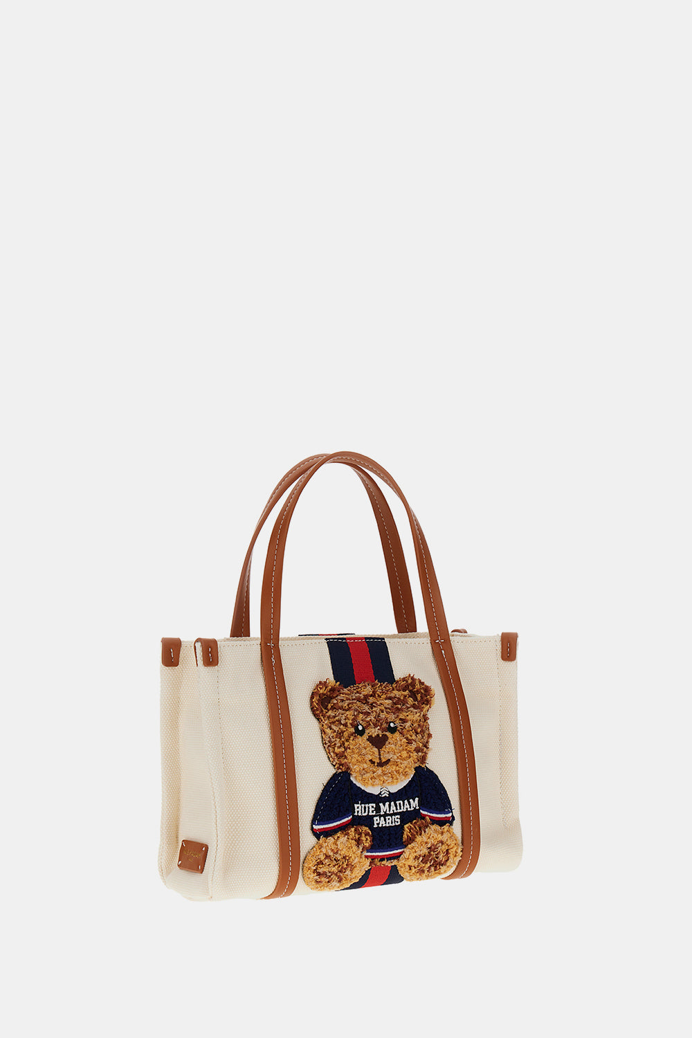 RUE MADAM Borsa Jellystone Mini tote-Canvas White