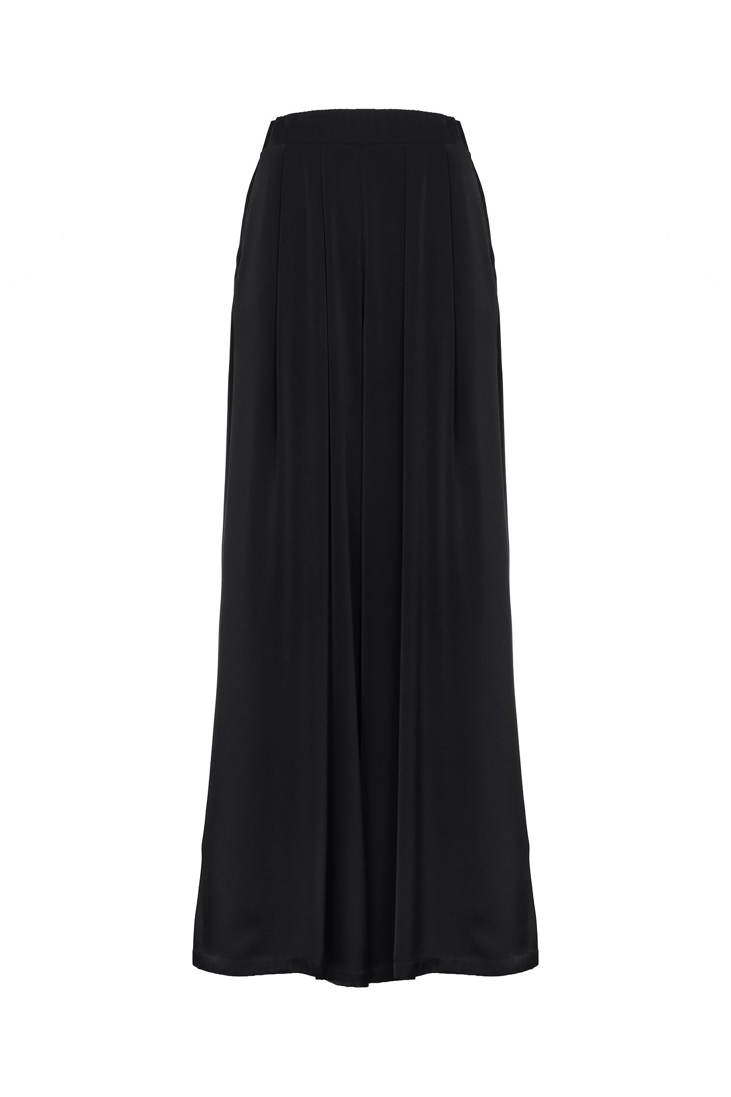 SO ALLURE Pantalone Palazzo Raso-Nero