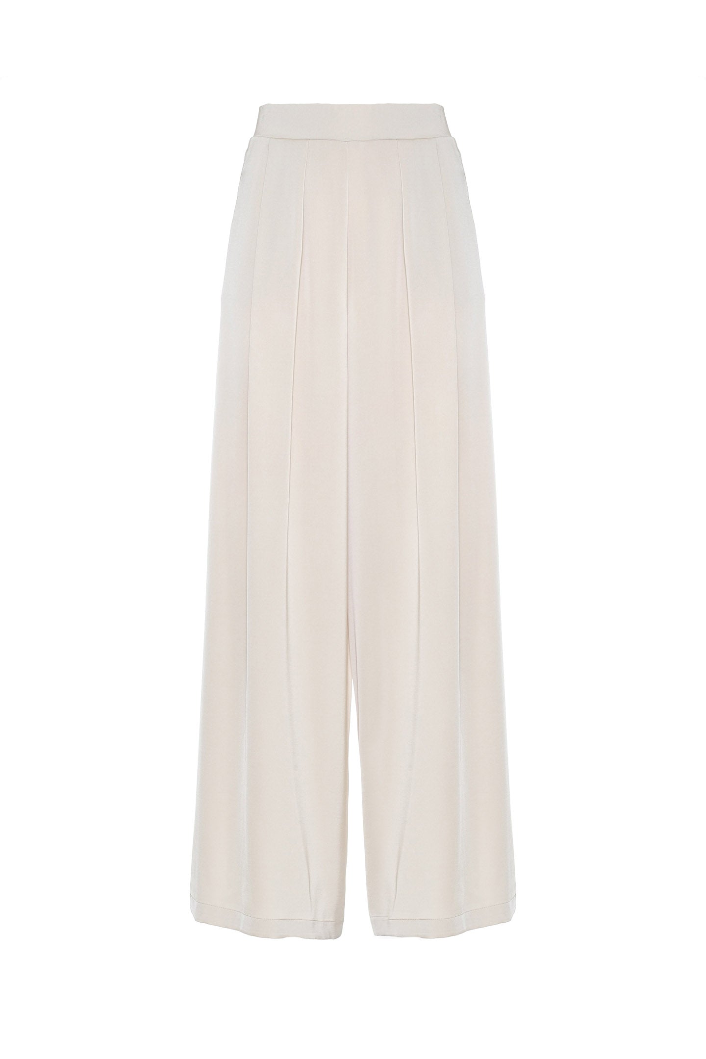 SO ALLURE Pantalone Palazzo Raso-Champagne