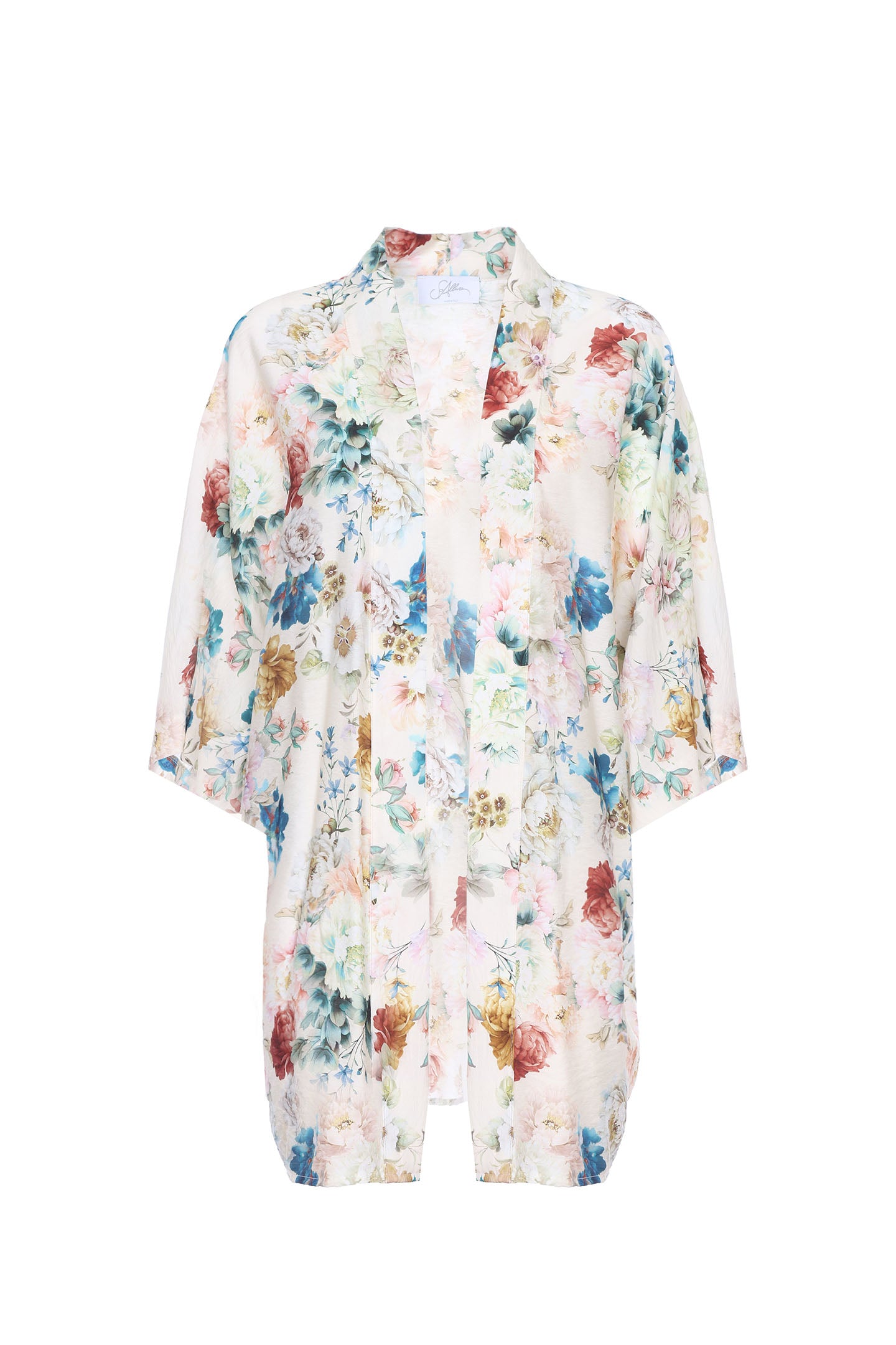 SO ALLURE Kimono Corto Rayon-Floreale