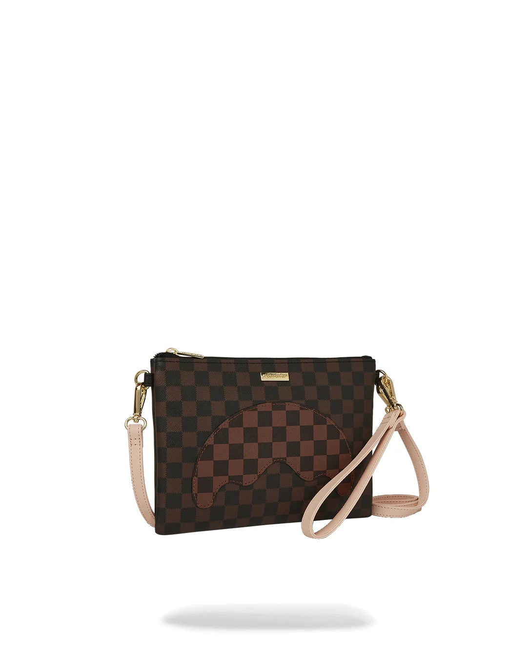SPRAYGROUND Pochette Boujee Strap-Marrone