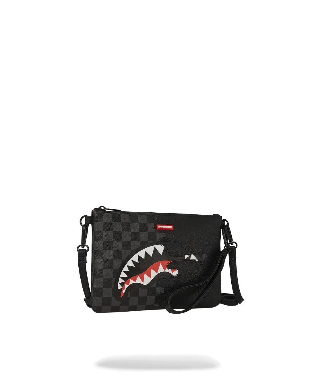 SPRAYGROUND Pochette Unfinished Shark-Nero