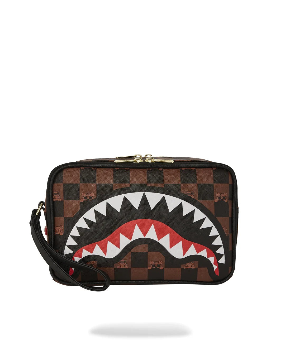SPRAYGROUND BEAUTY PEEKING CHARACTER CHECK-Marrone