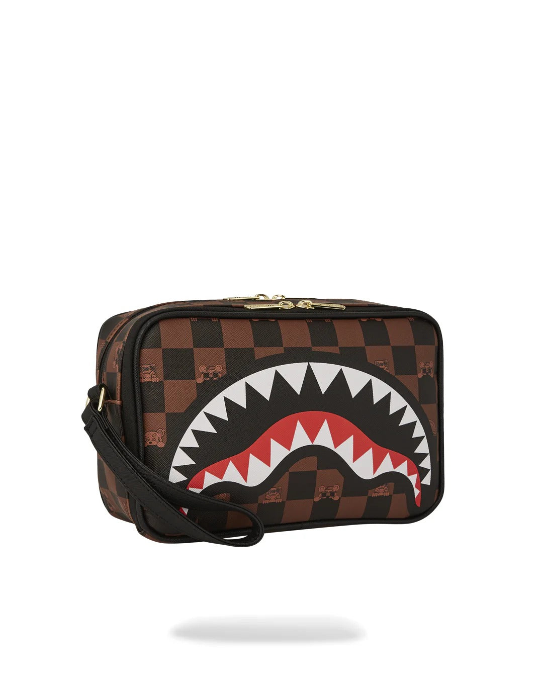 SPRAYGROUND BEAUTY PEEKING CHARACTER CHECK-Marrone