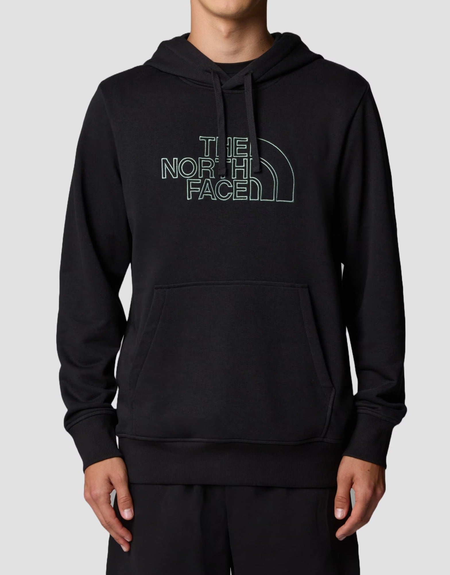 THE NORTH FACE Felpa Uomo DREW PEAK LIGHT-Tnf Black Duck Green