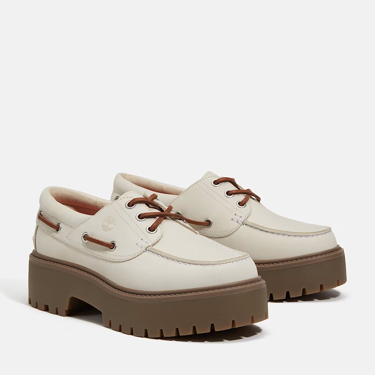 TIMBERLAND Scarpa Donna STONE STREET BOAT SHOE-Grigio