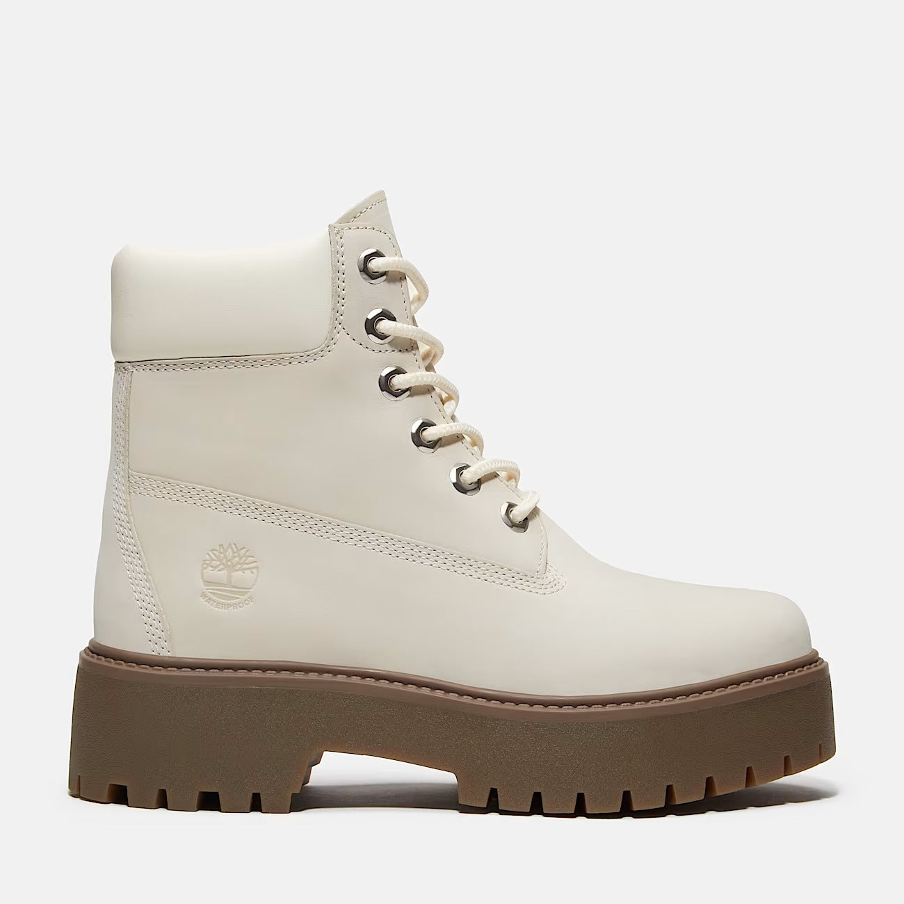 TIMBERLAND Scarponcino Donna STONE STREET 6 INCH LACE UP WATERPROOF-Grigio