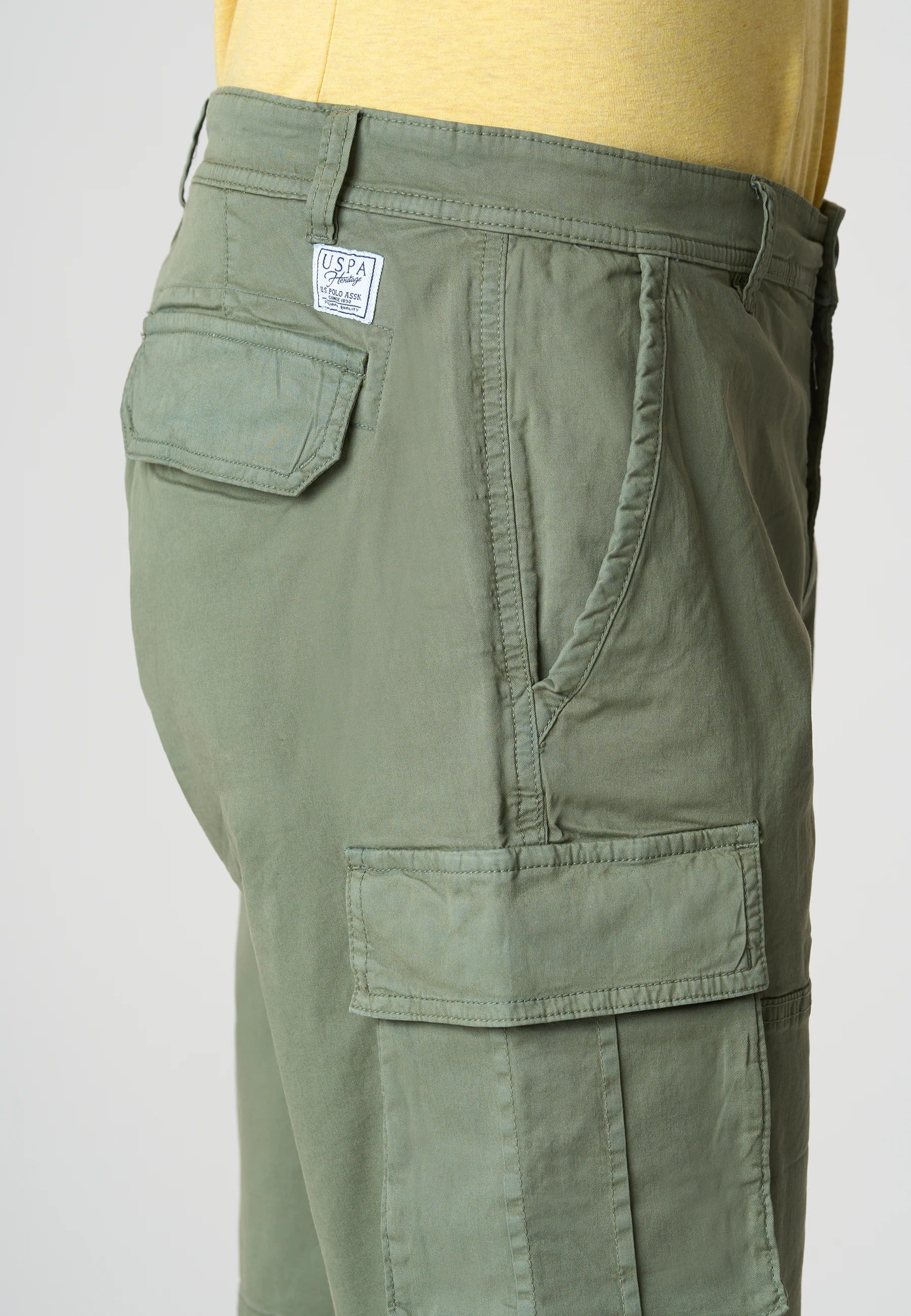 U.S. POLO ASSN. Shorts Uomo MORT CARGO-Verde