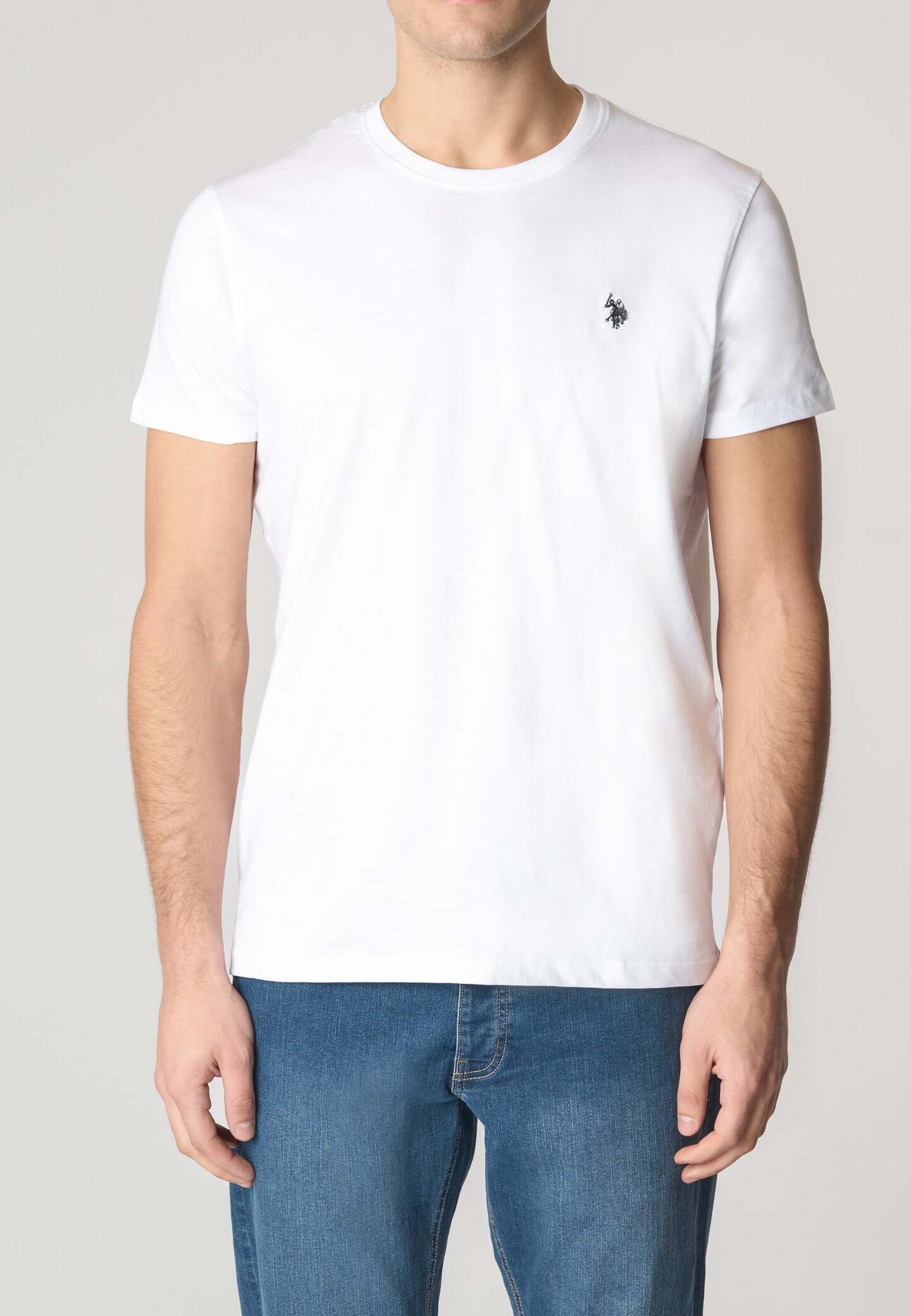 U.S. POLO ASSN. T-Shirt Uomo Mick-Bianco