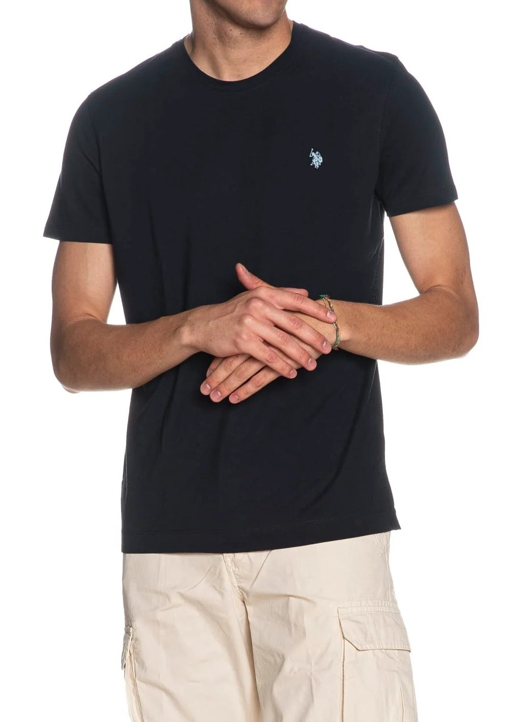 U.S. POLO ASSN. T-Shirt Uomo Mick Supima-Nero