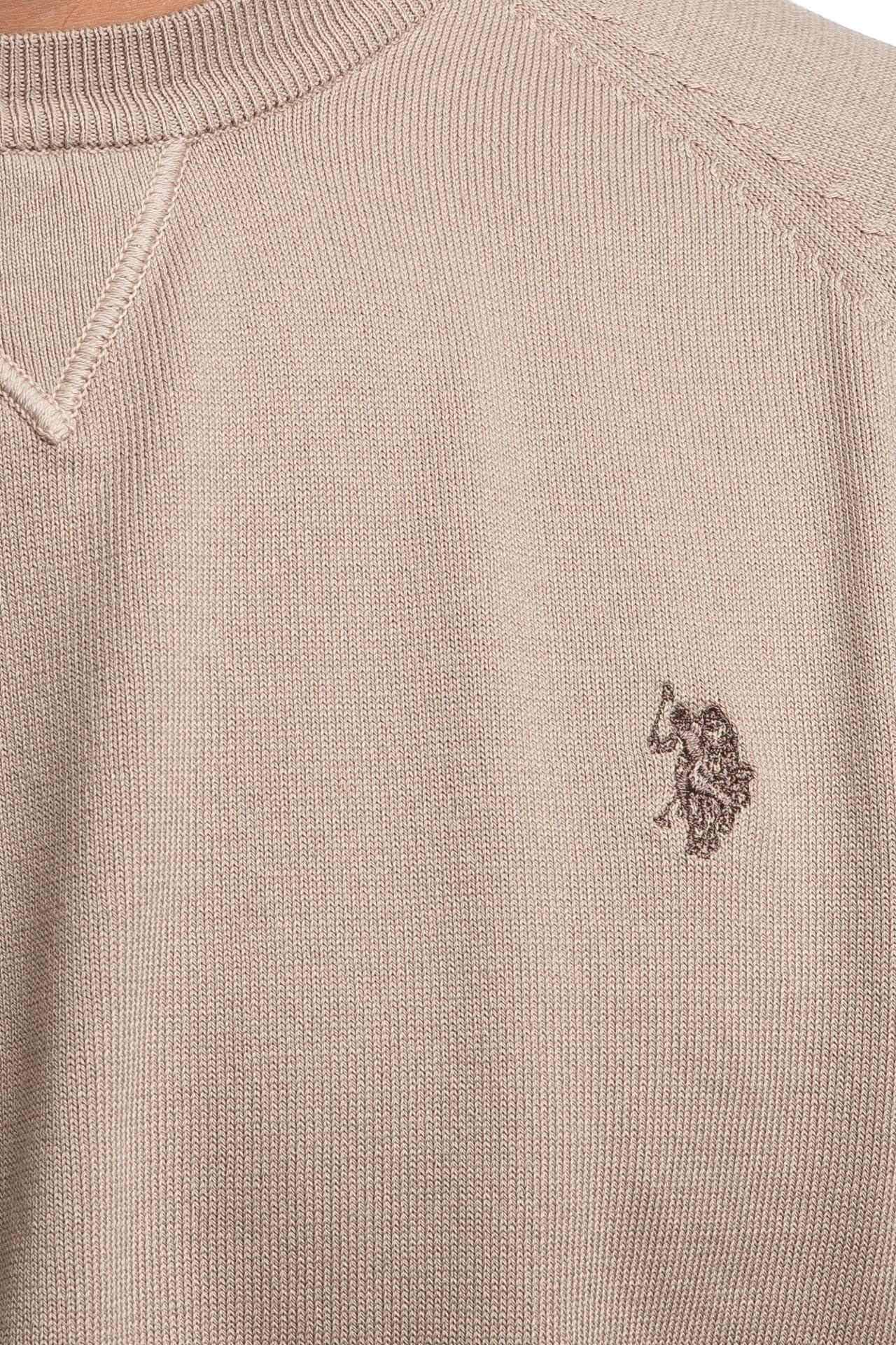 U.S. POLO ASSN. Pullover Uomo Lin Raglan-Beige