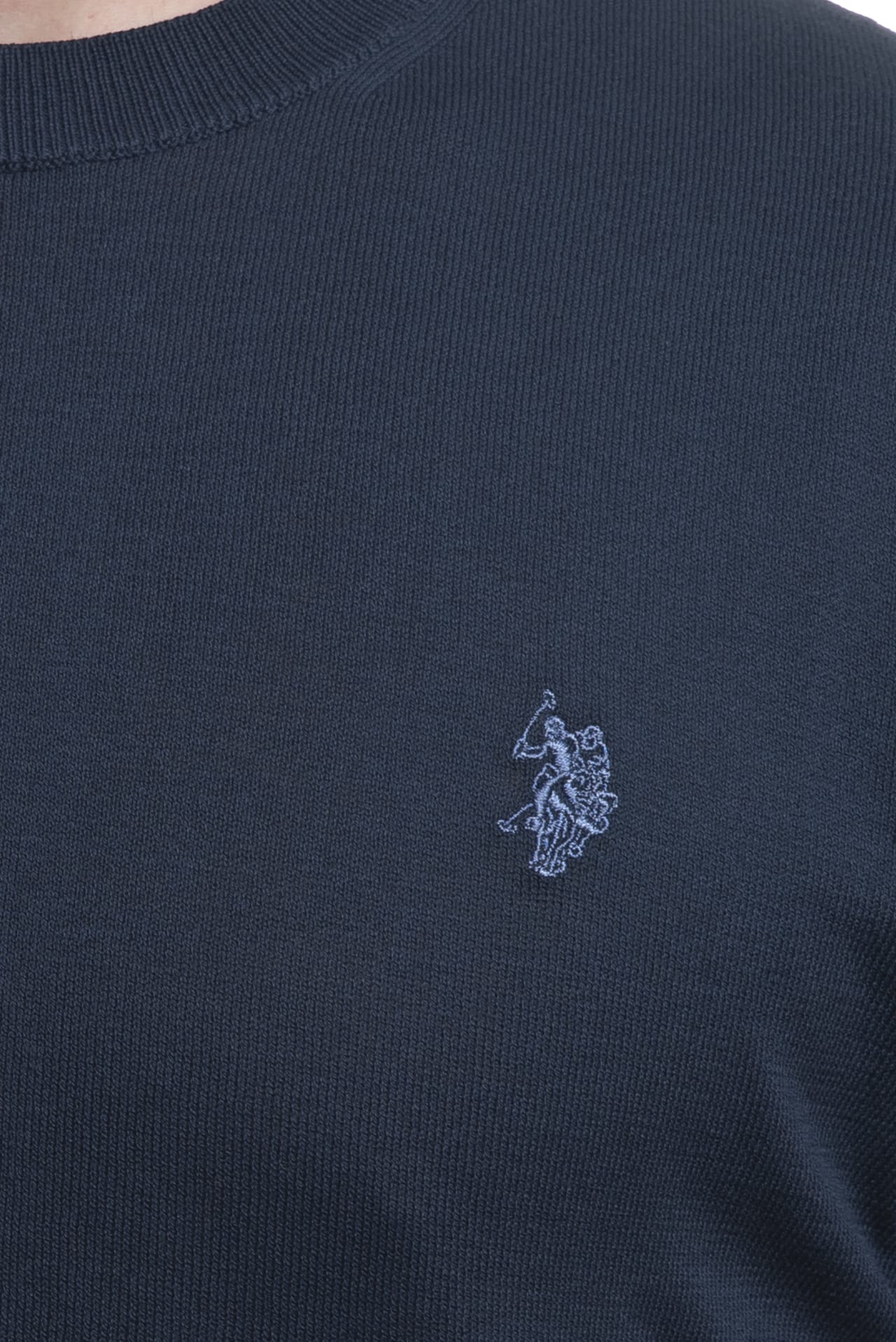 U.S. POLO ASSN. Maglia Uomo Ike-Blu