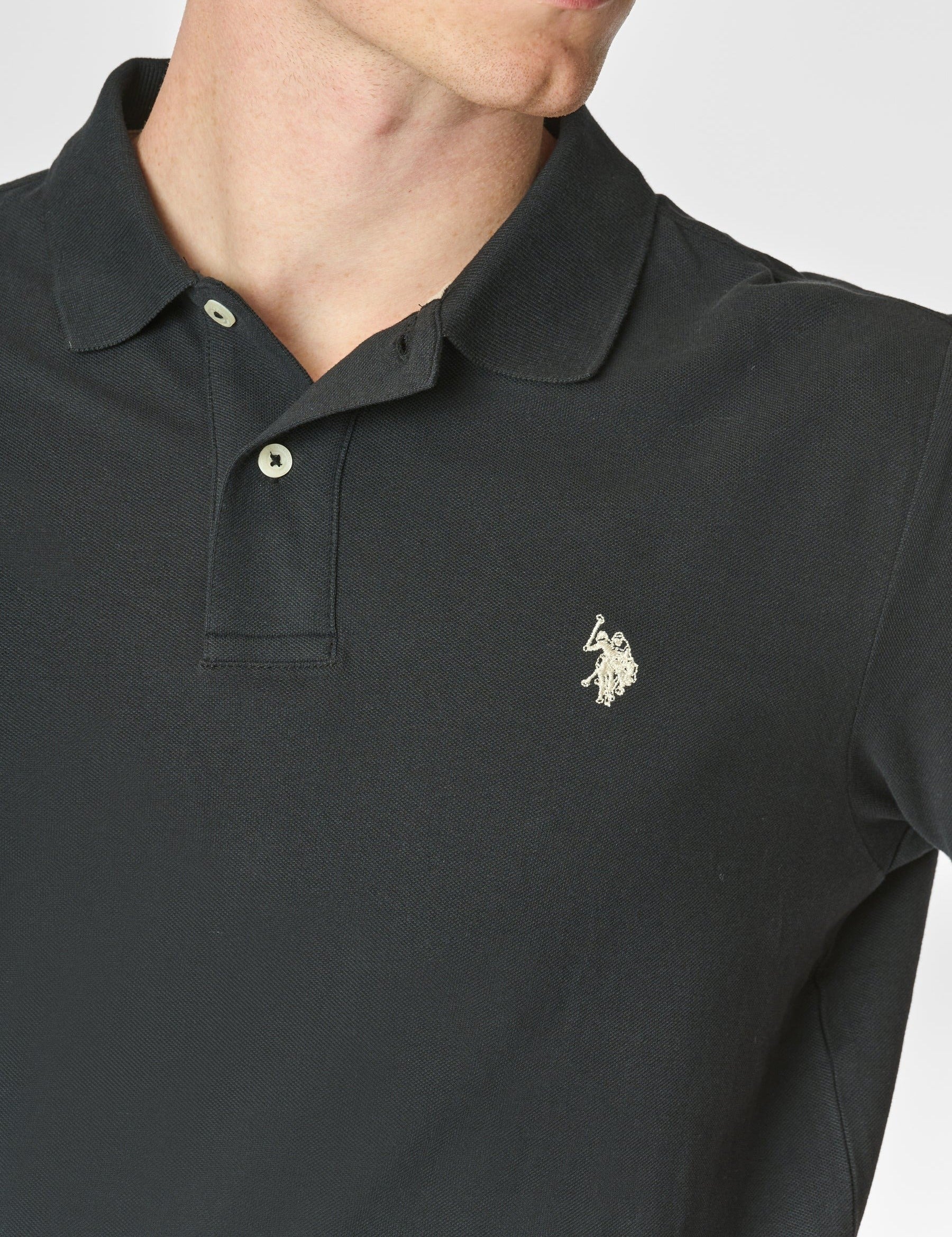 U.S. POLO ASSN. Polo Uomo King Basic-Nero