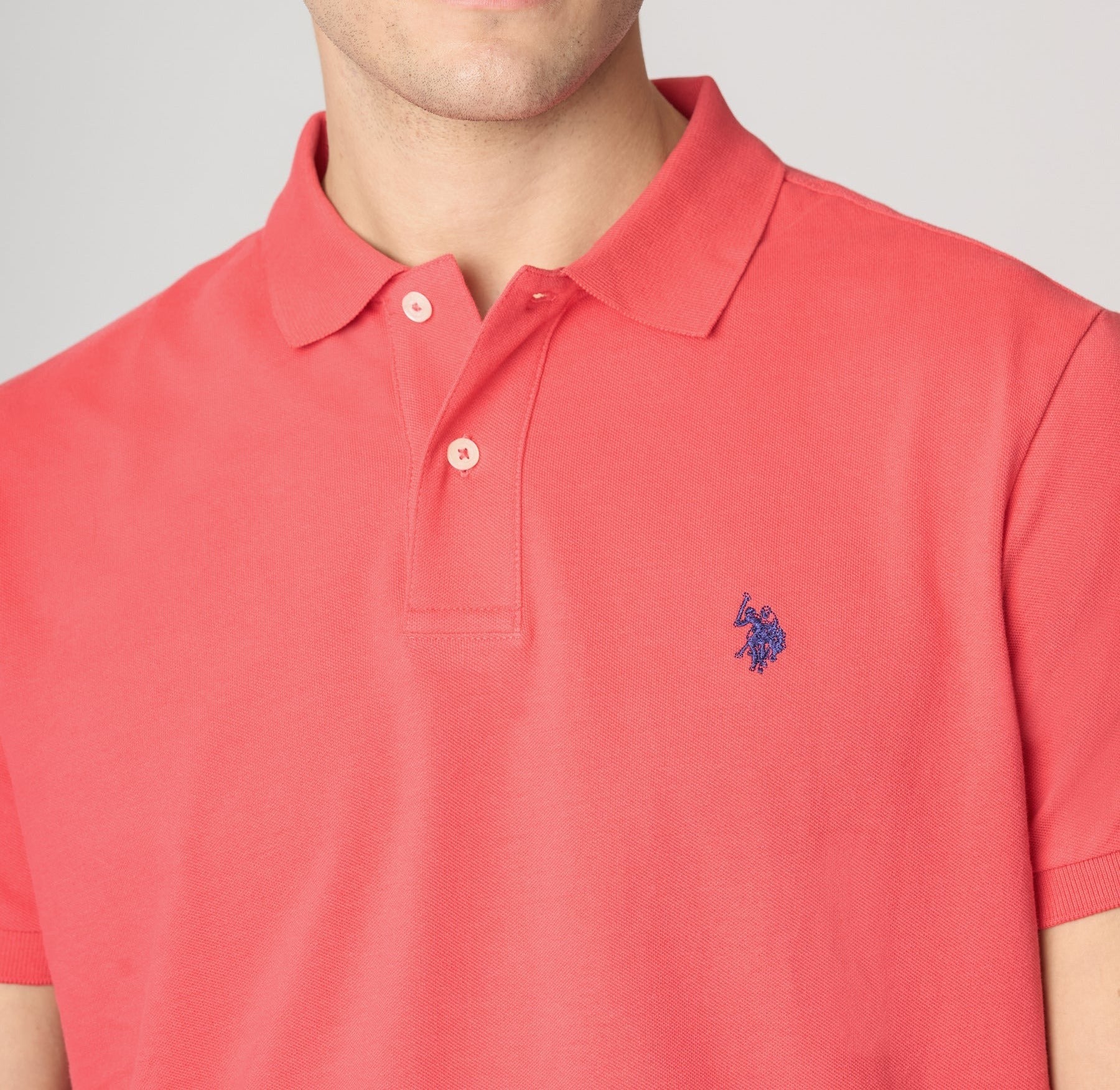 U.S. POLO ASSN. Polo Uomo King Basic-Rosso