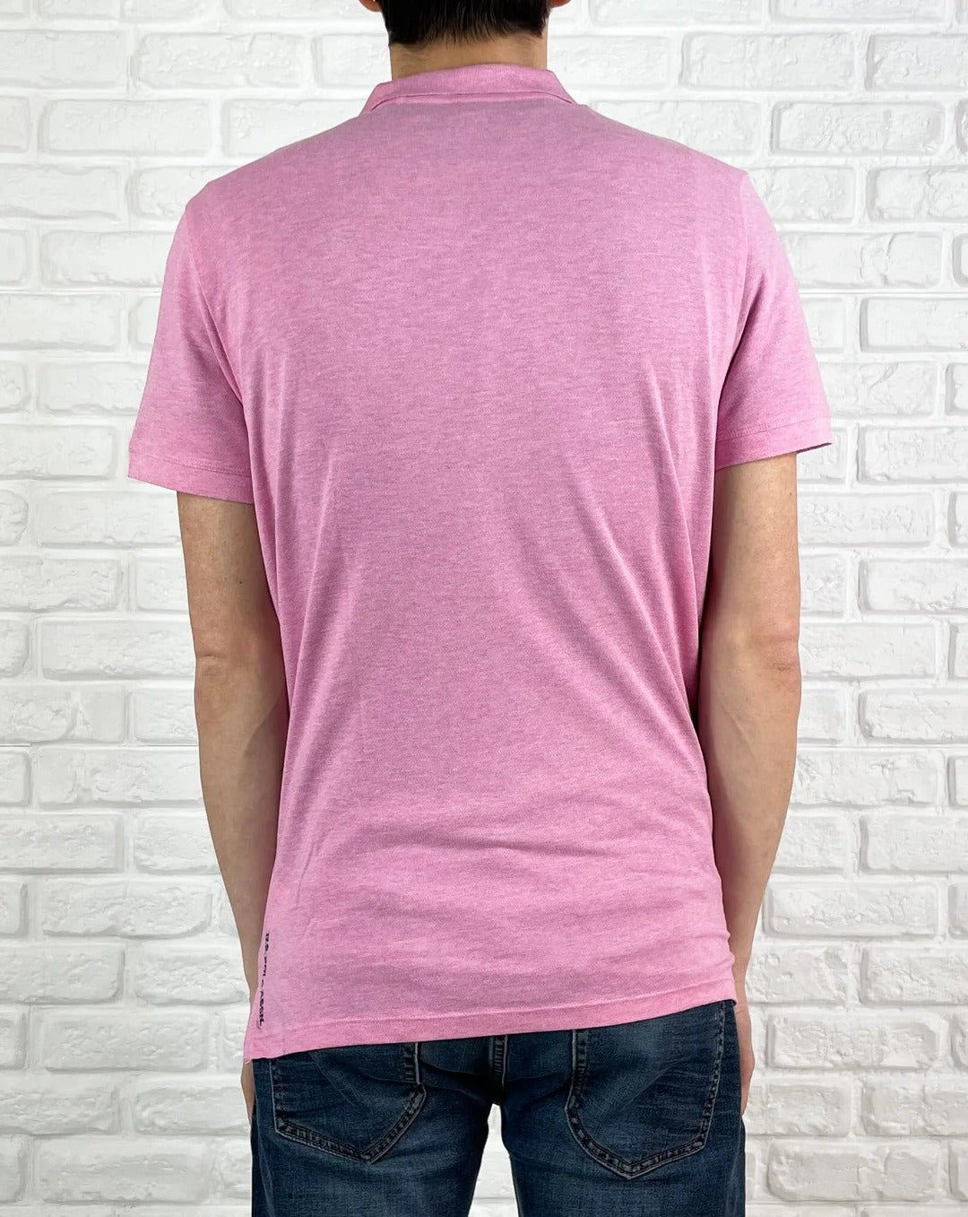 U.S. POLO ASSN. Polo Uomo Amir Melange-Rosa