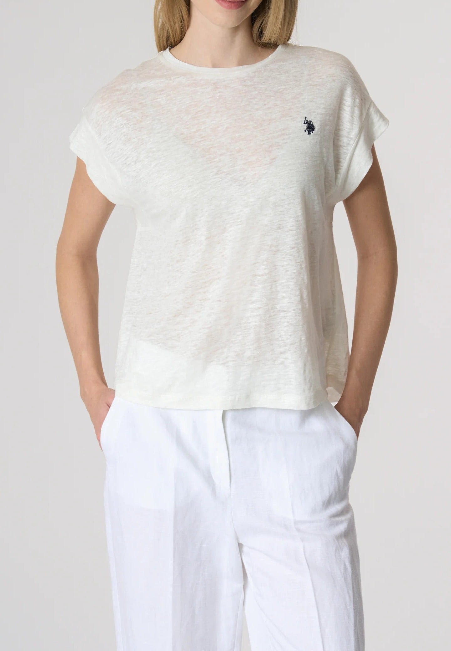 U.S. POLO ASSN.T-Shirt Donna Mimi-Bianco