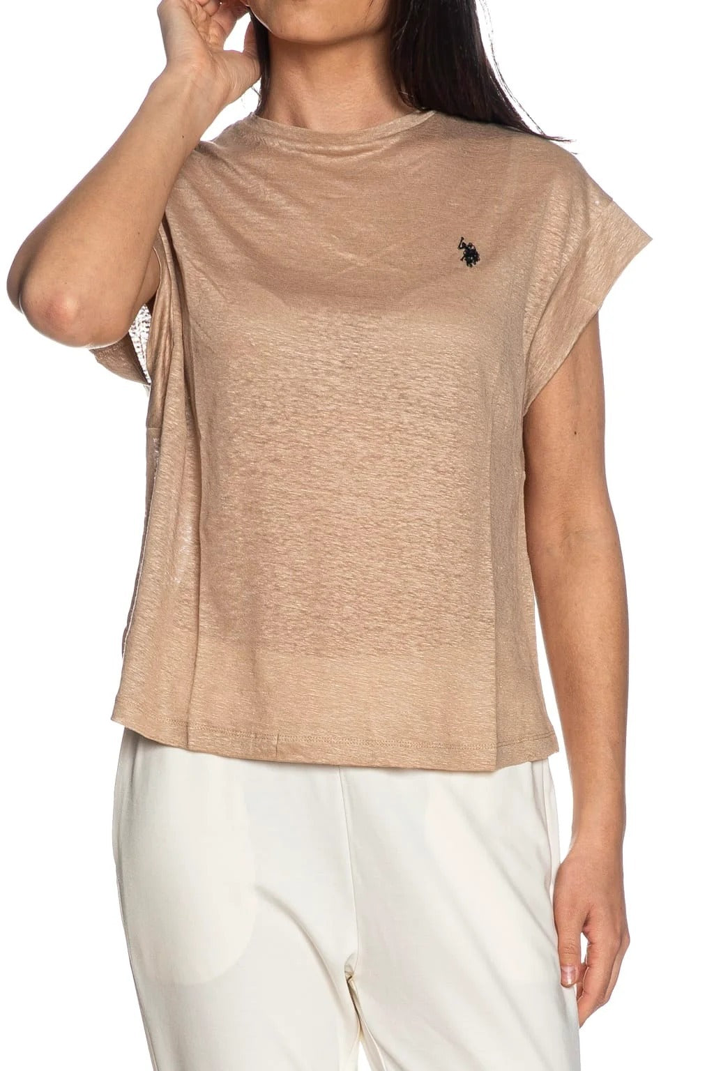 U.S. POLO ASSN.T-Shirt Donna Mimi-Sabbia