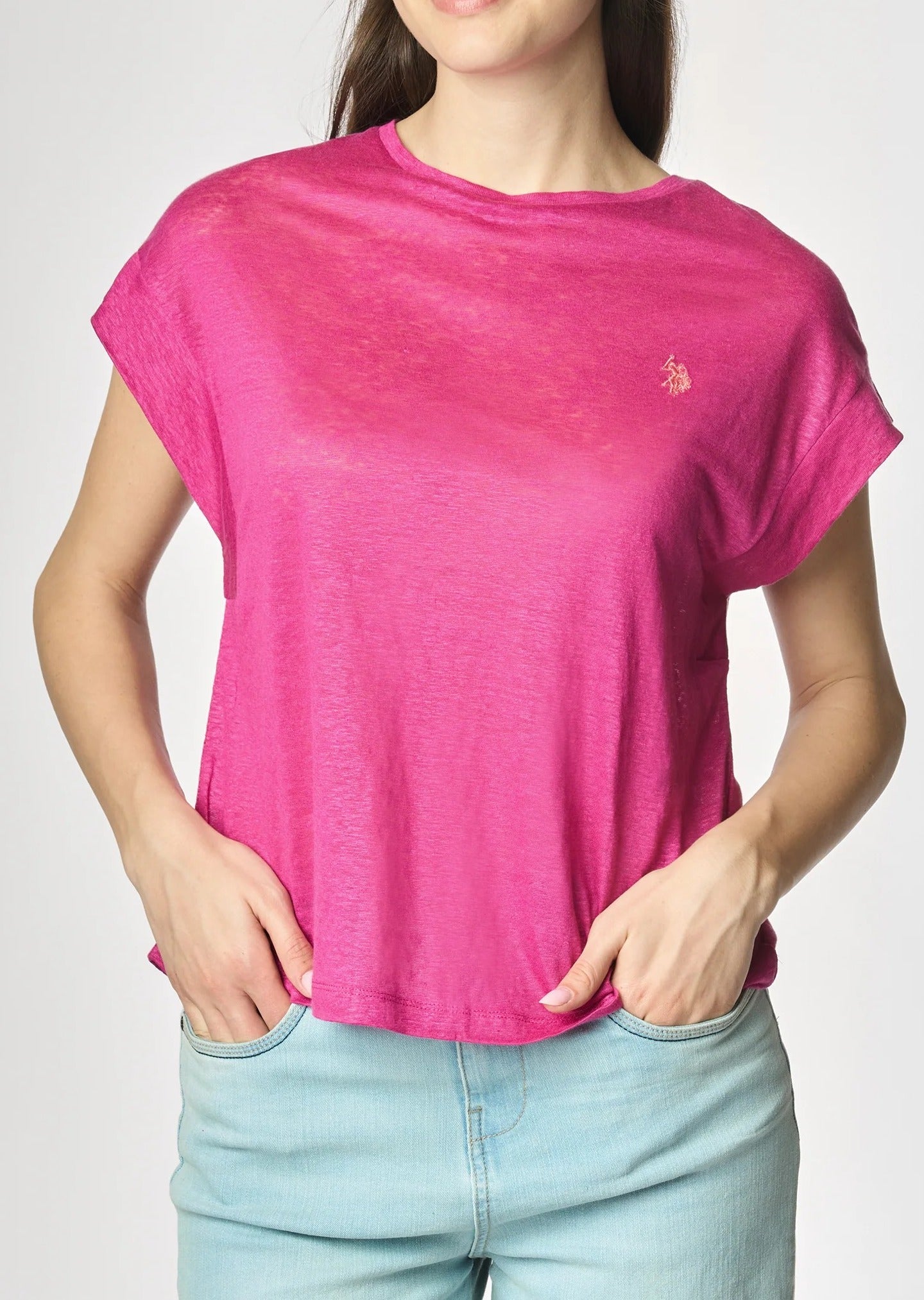U.S. POLO ASSN.T-Shirt Donna Mimi-Fucsia