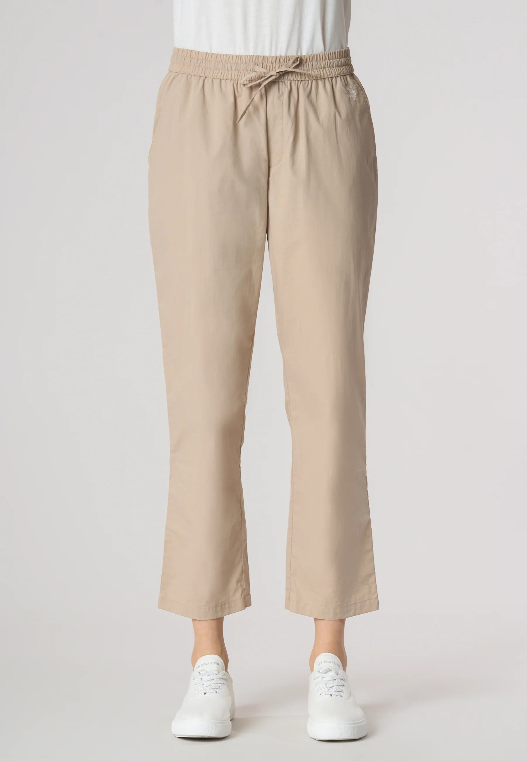U.S. POLO ASSN. Pantalone Donna Mely Chino-Beige