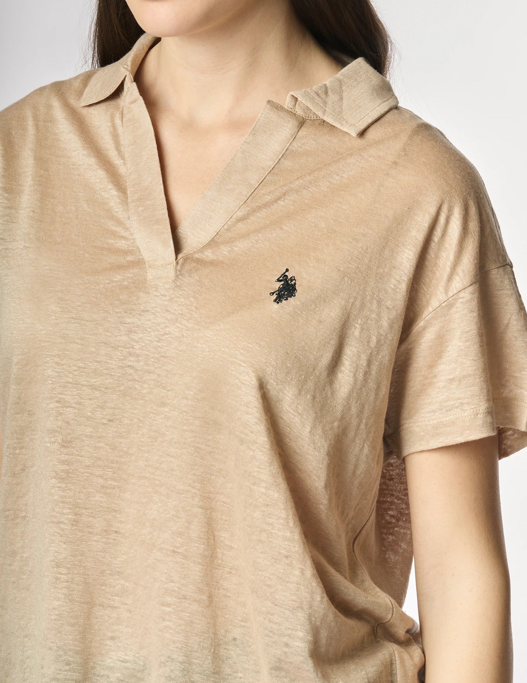 U.S. POLO ASSN. Polo Donna Ada-Beige