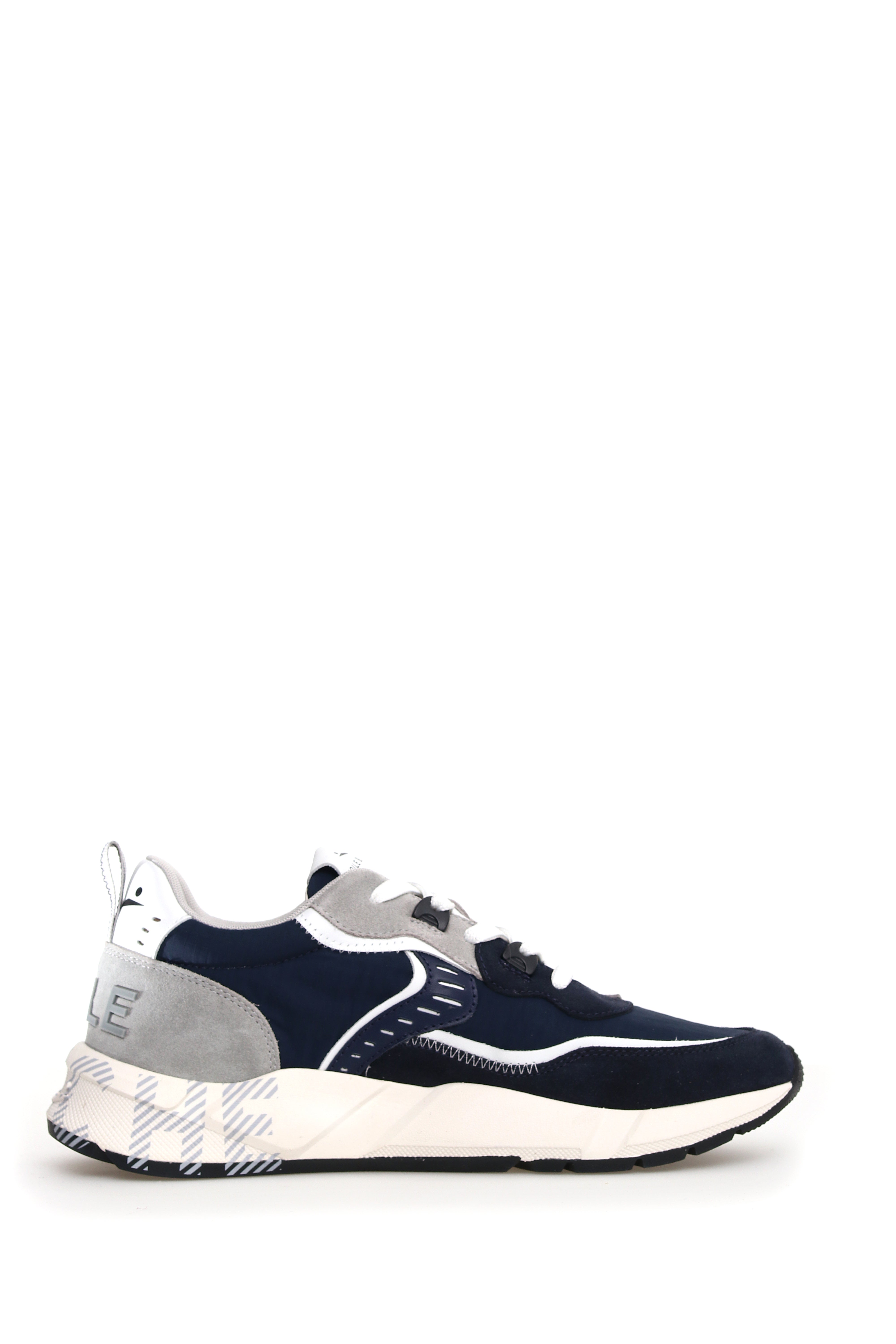 VOILE BLANCHE Sneaker Uomo Club01-Navy Grigio