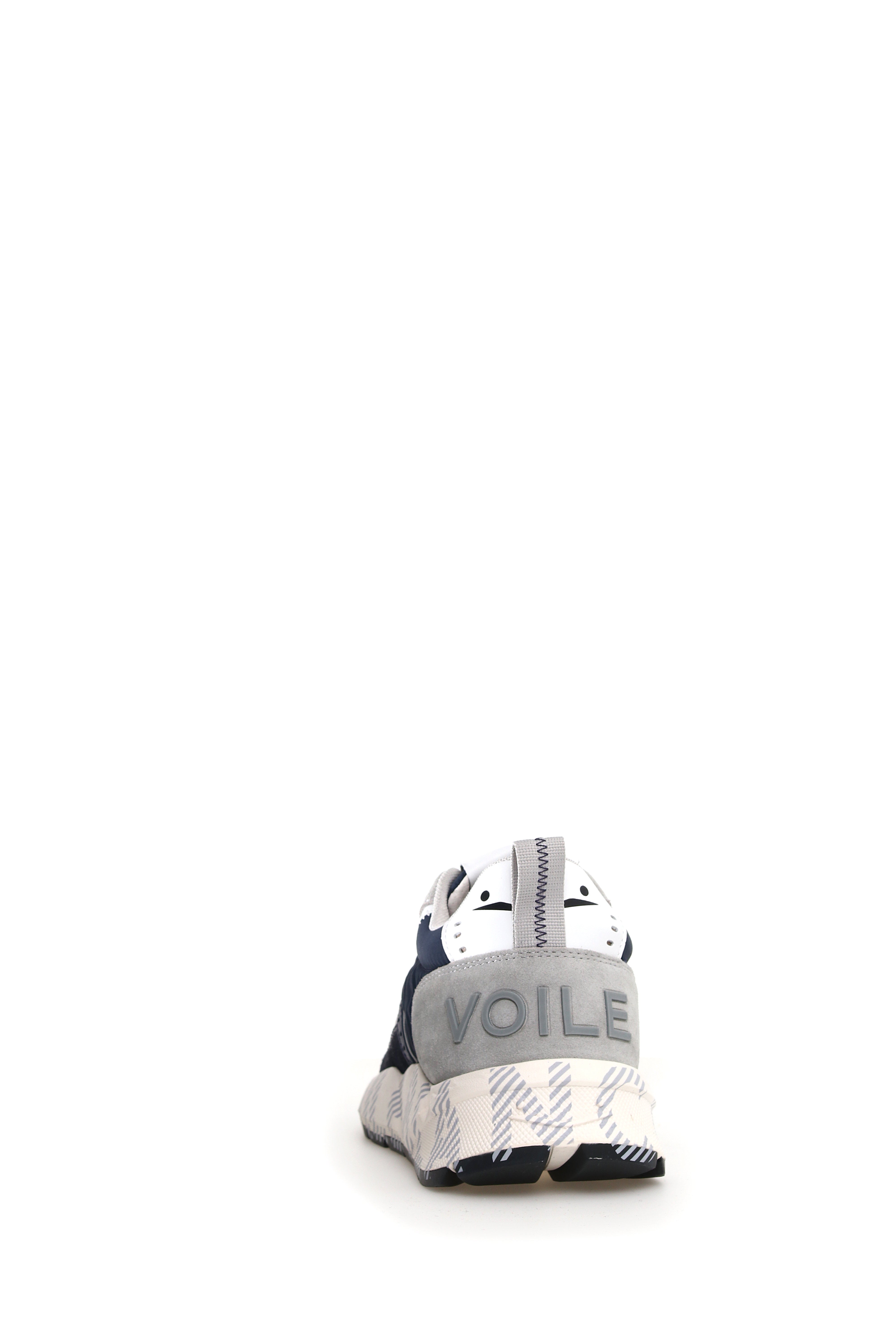 VOILE BLANCHE Sneaker Uomo Club01-Navy Grigio