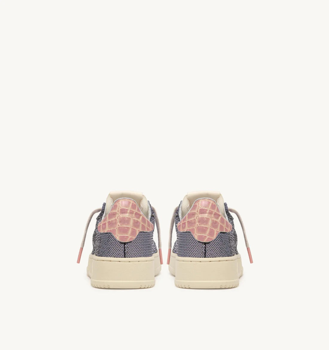AUTRY Sneaker Donna Dallas Low-Gun Paillettes Pink Cro
