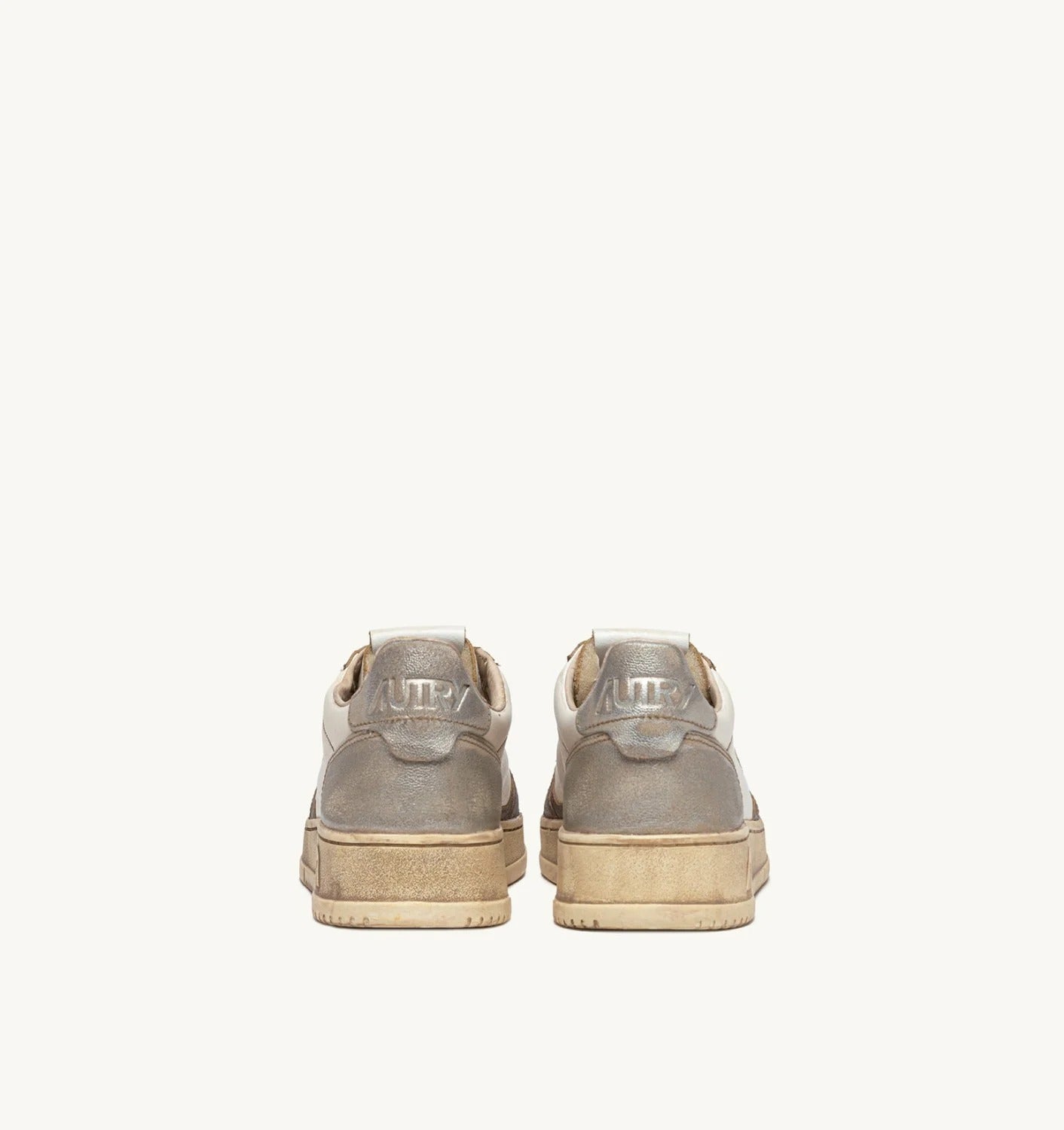 AUTRY Sneakers Uomo Medalist Low Super Vintage-Choco Silver
