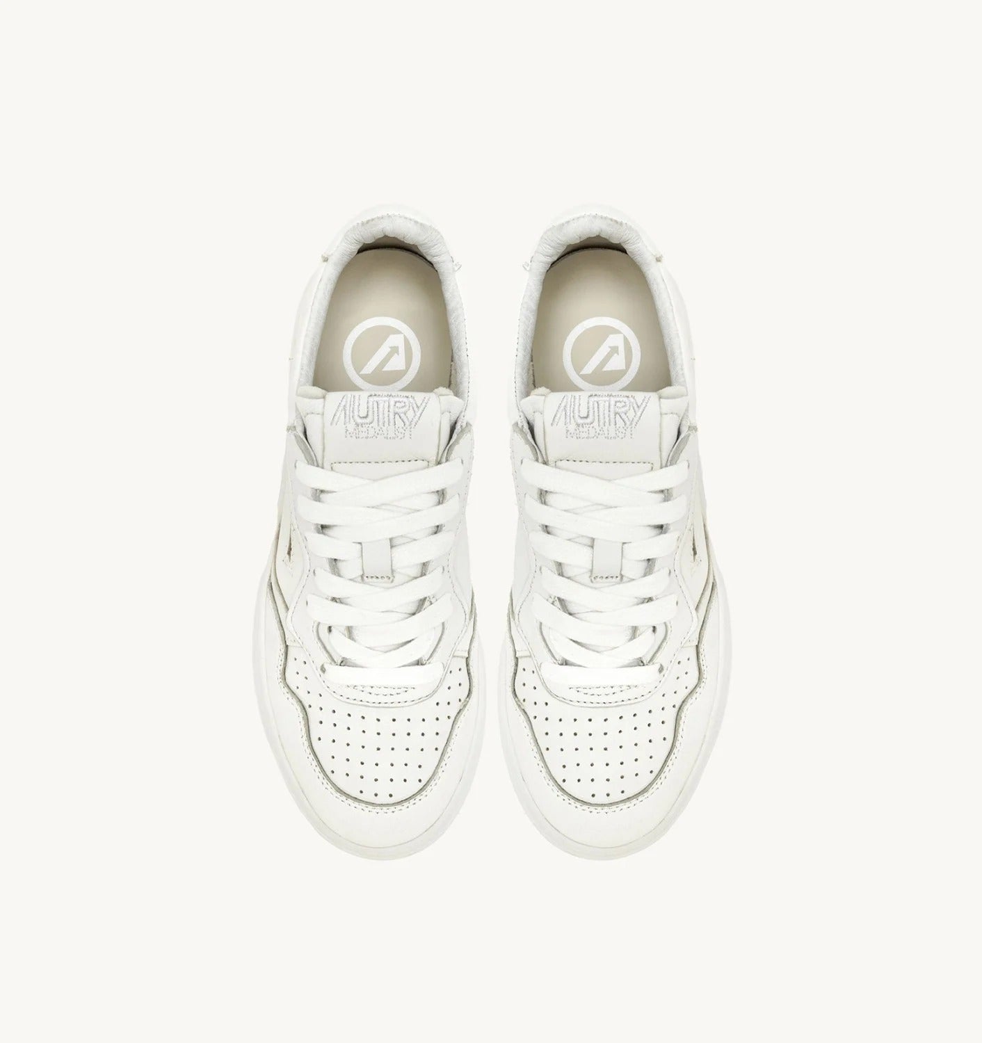 AUTRY Sneaker Uomo Medalist Low Stone Washed-White