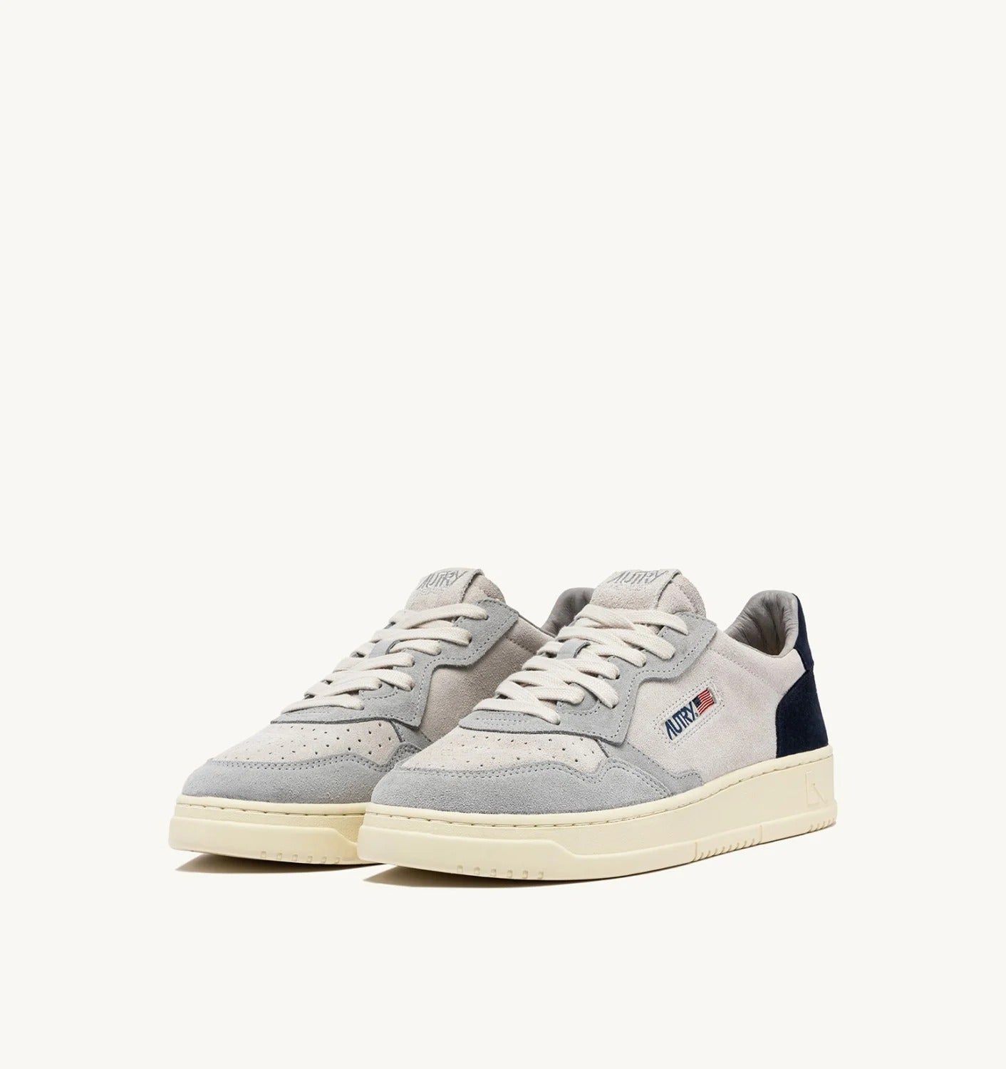 AUTRY Sneaker Uomo Medalist Low-Loft Gray Space Blu
