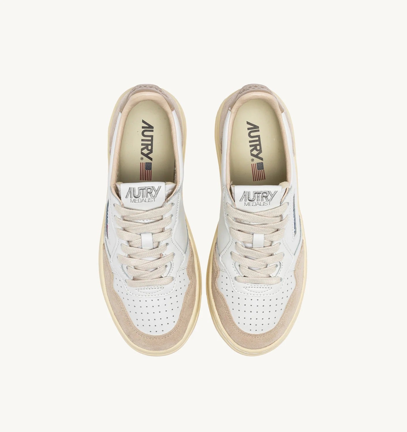 AUTRY Sneaker Donna Medalist Low-White Pepper