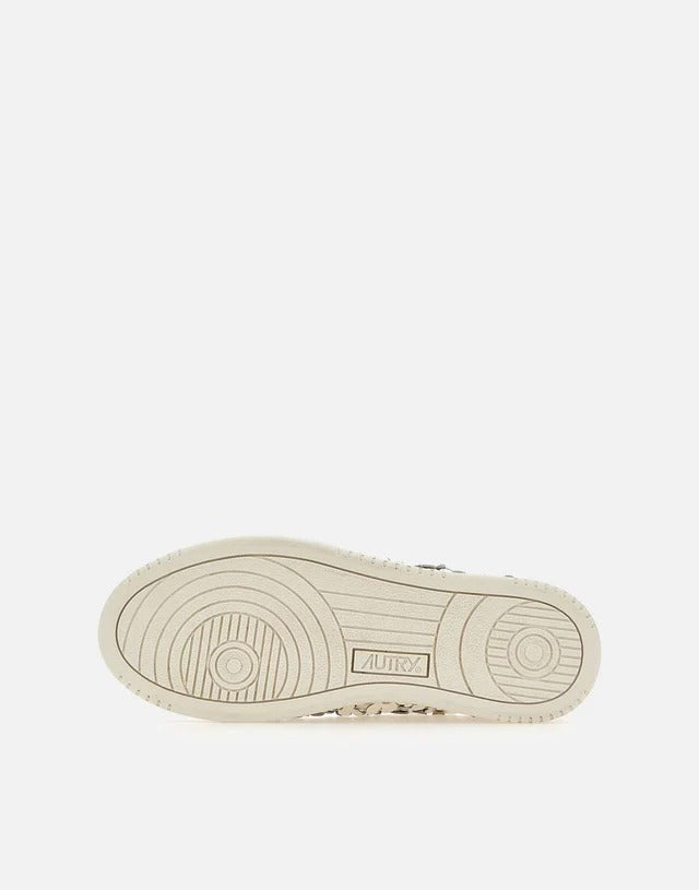 AUTRY Sneaker Donna Medalist Low-Flower White