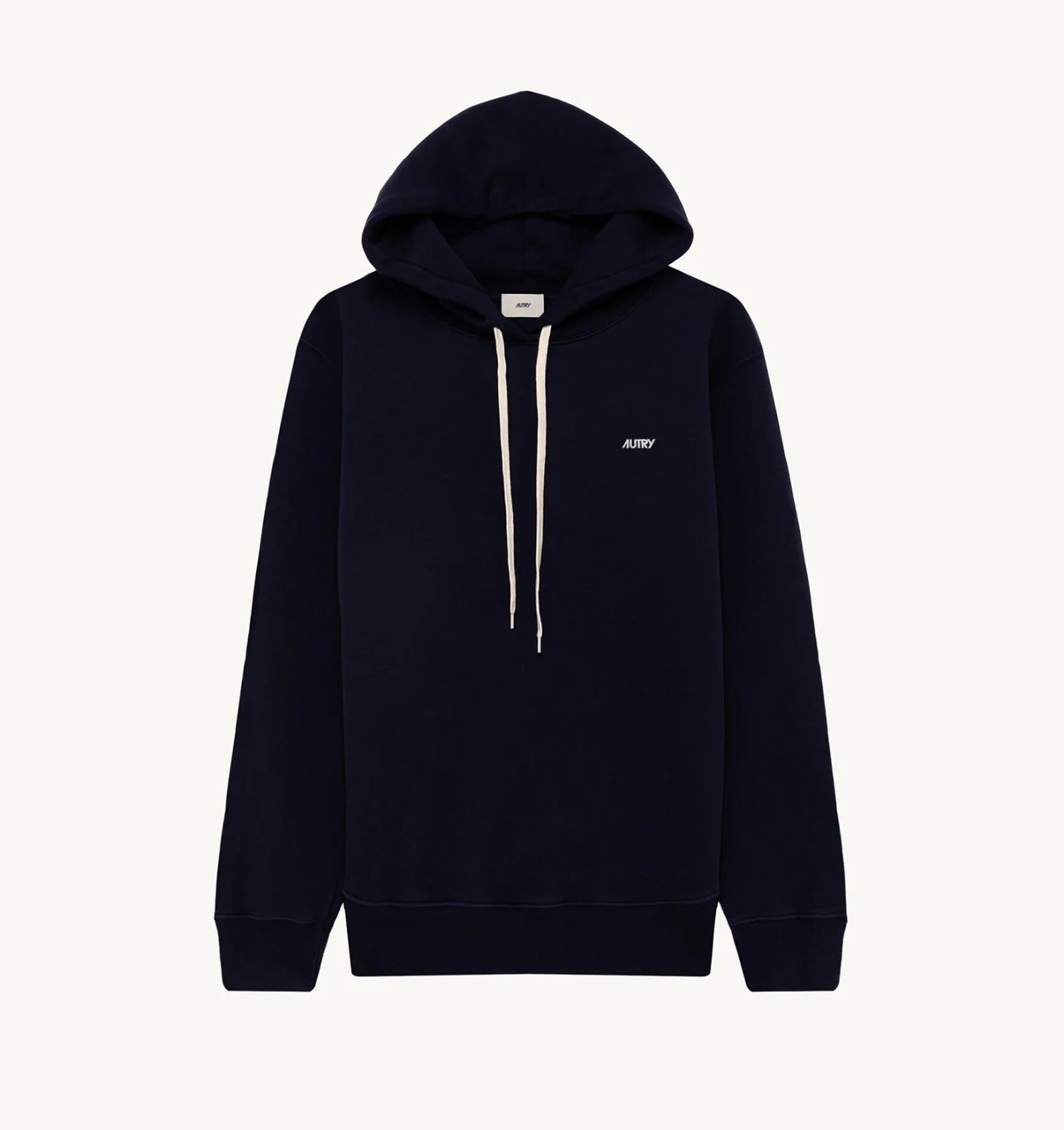 AUTRY Felpa Uomo Logo Ricamato-Blu Navy