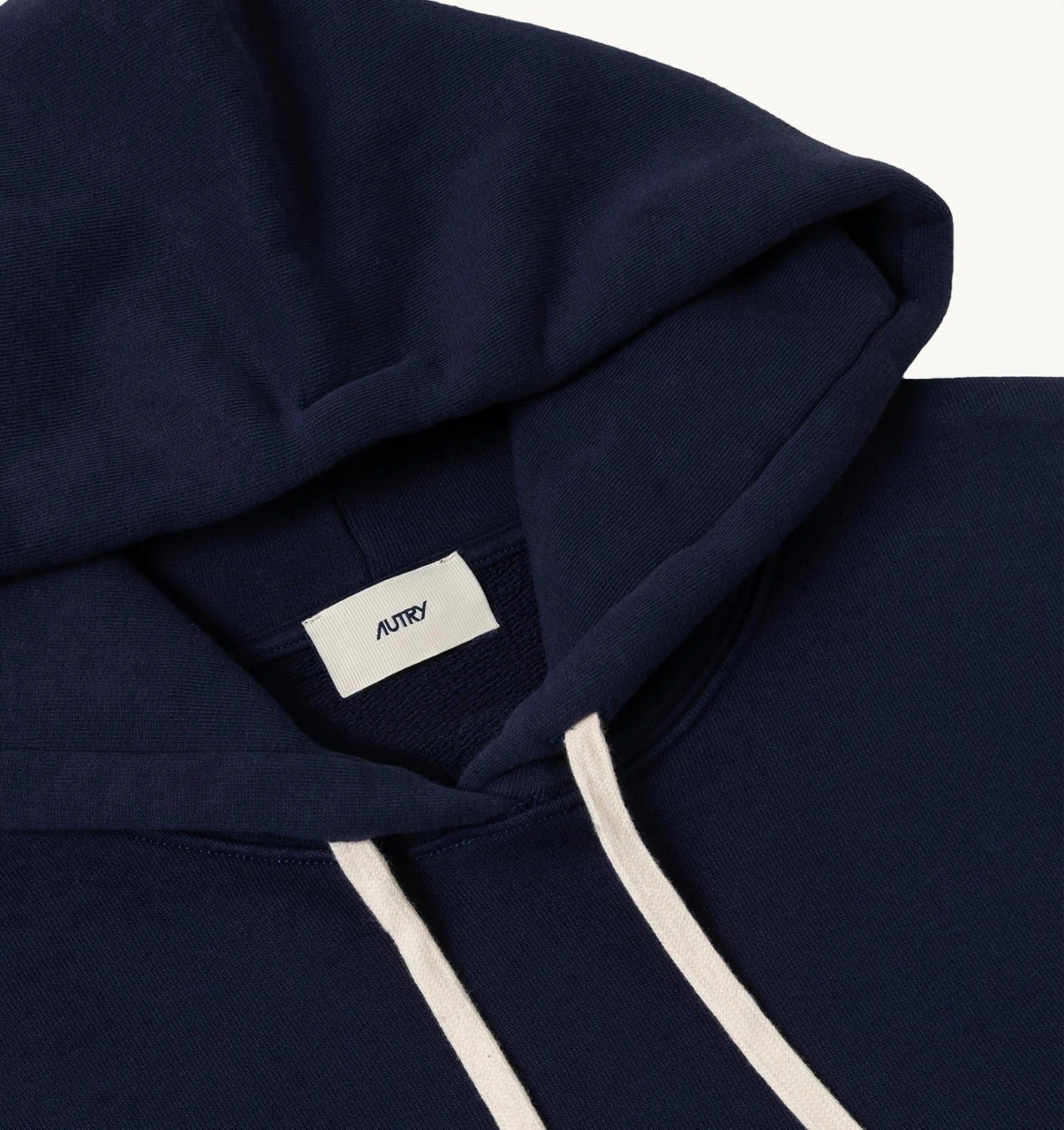 AUTRY Felpa Uomo Logo Ricamato-Blu Navy
