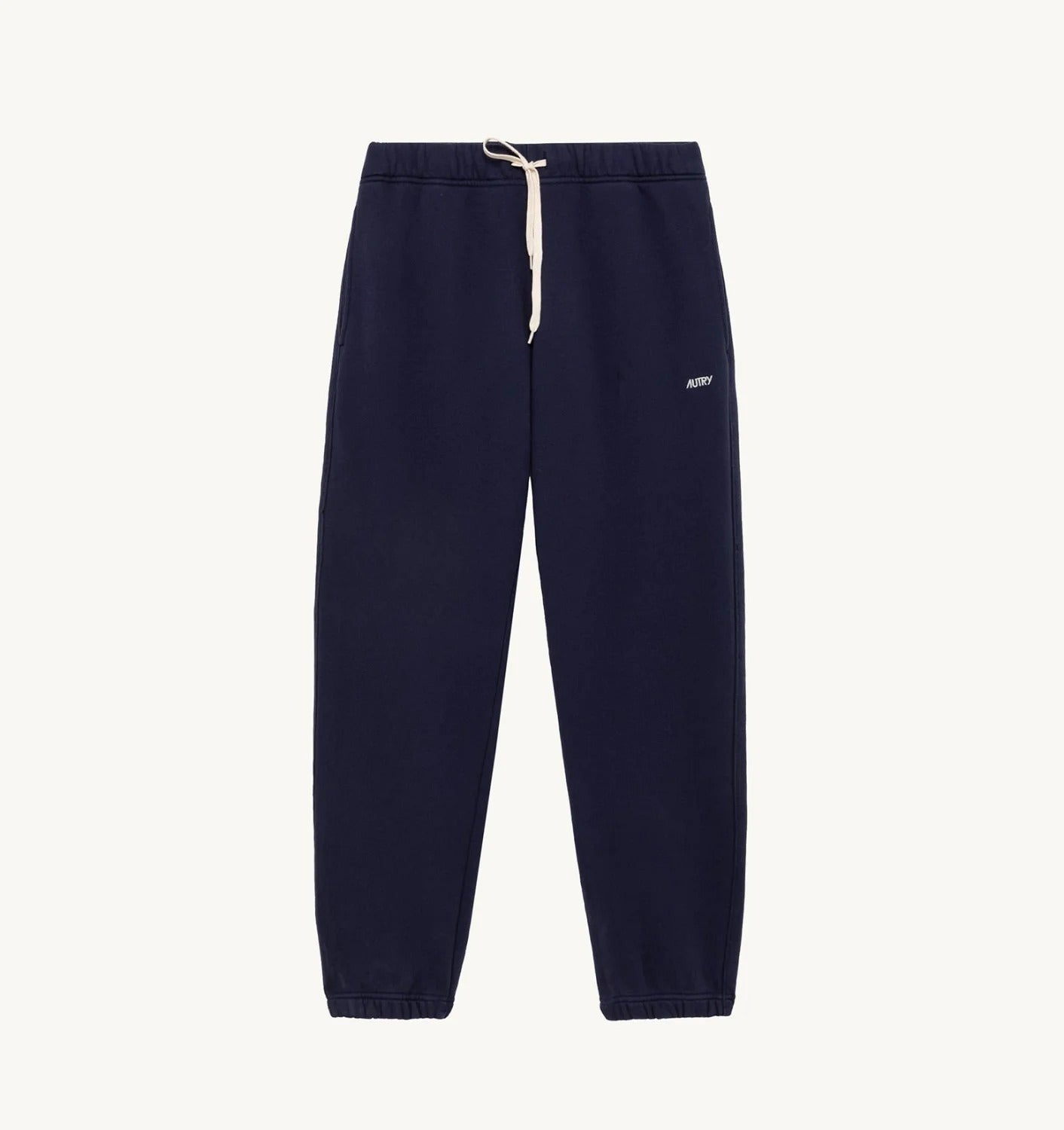 AUTRY Pantalone Tuta Uomo Logo Ricamato-Blu Navy