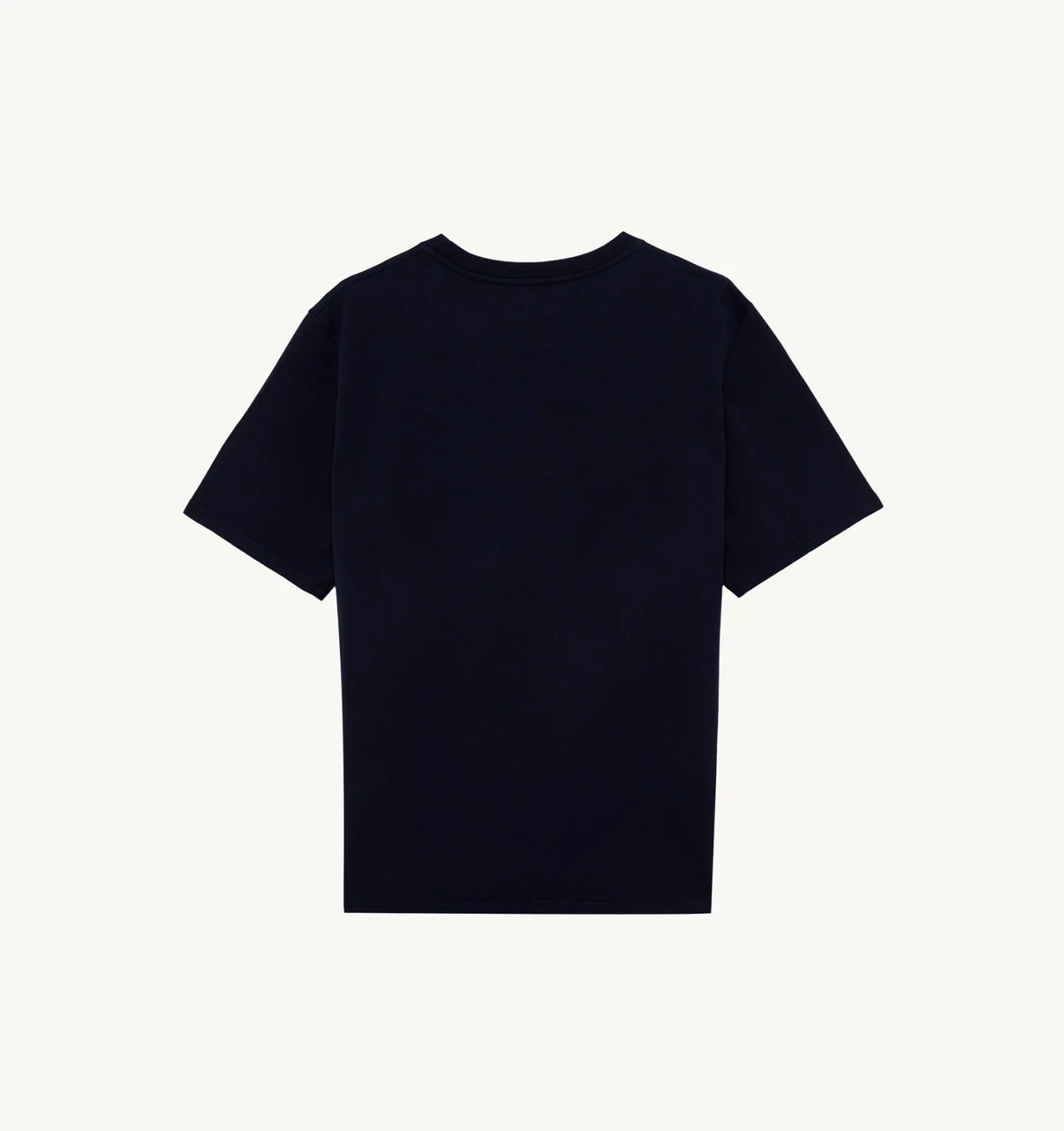 AUTRY T-shirt Uomo Logo Ricamato-Blu Navy