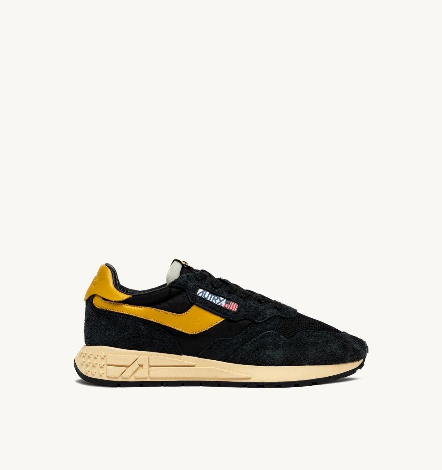 AUTRY Sneaker Uomo Reelwind Low-Black Yellow