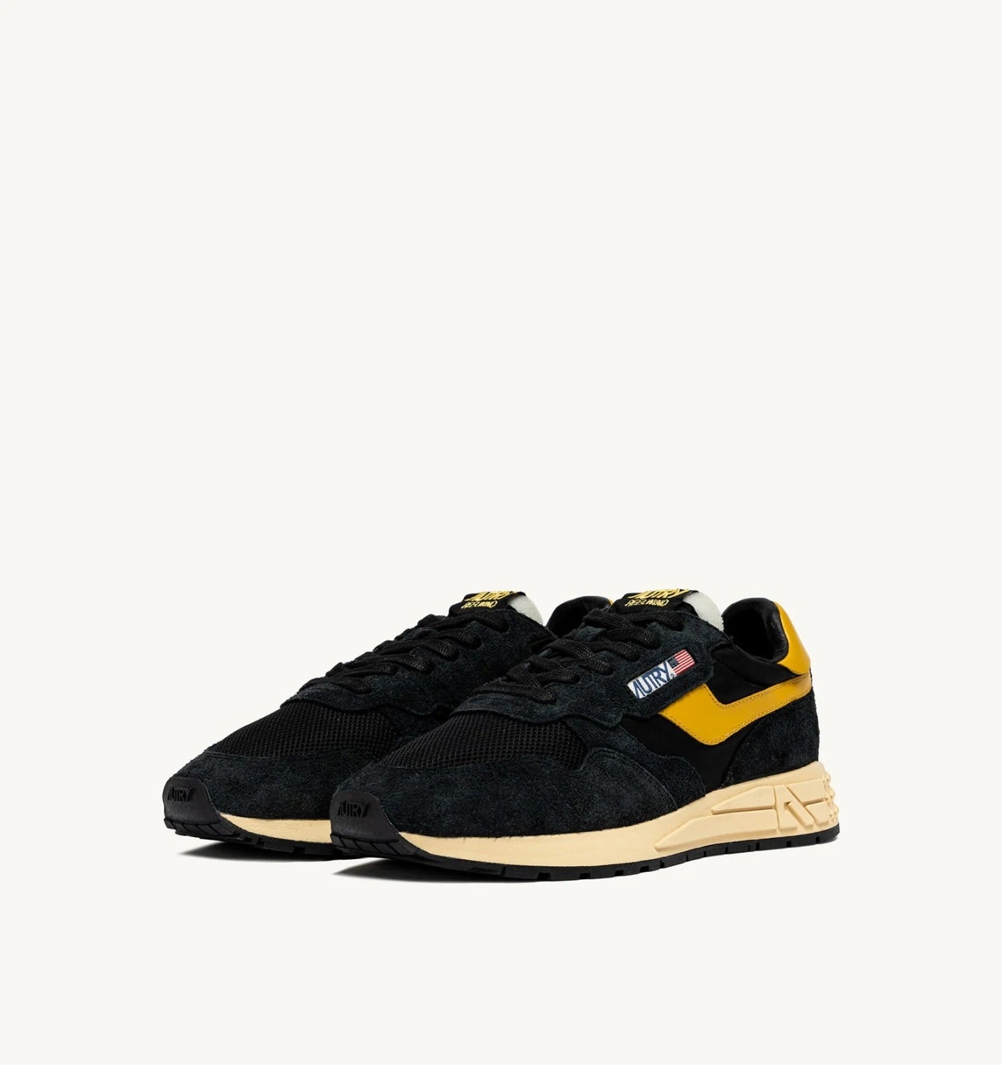 AUTRY Sneaker Uomo Reelwind Low-Black Yellow